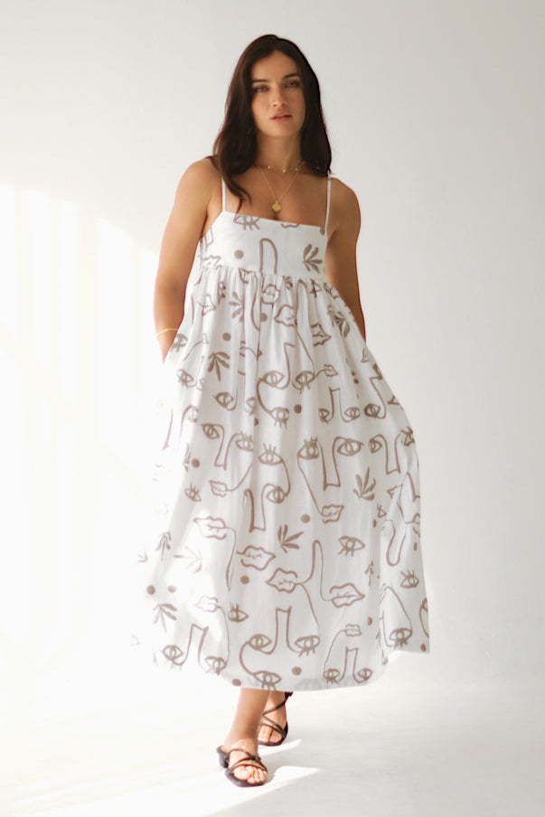 JUNIPER DRESS - Plant Eyes Sage