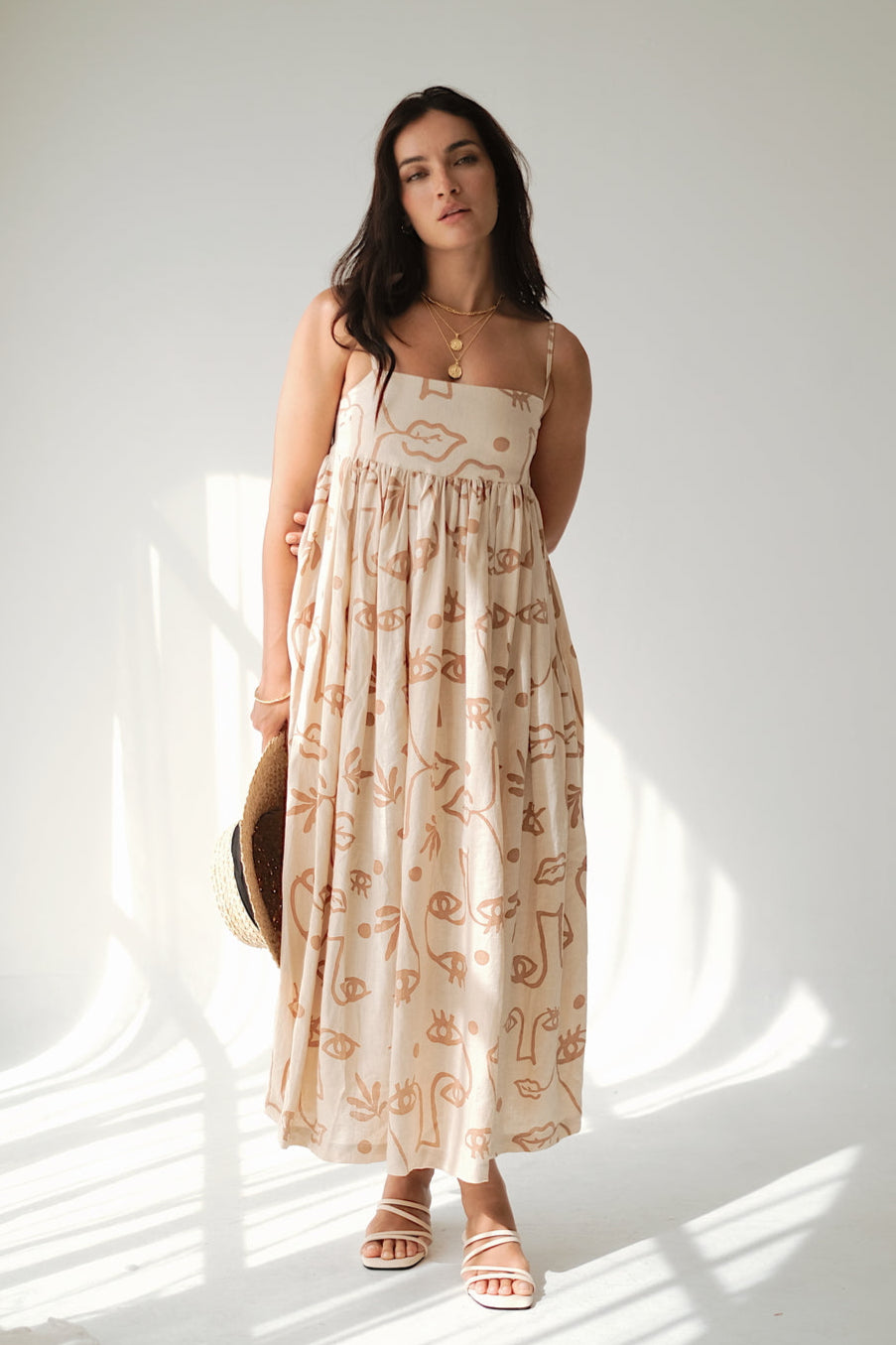 JUNIPER DRESS - Plant Eyes Sand