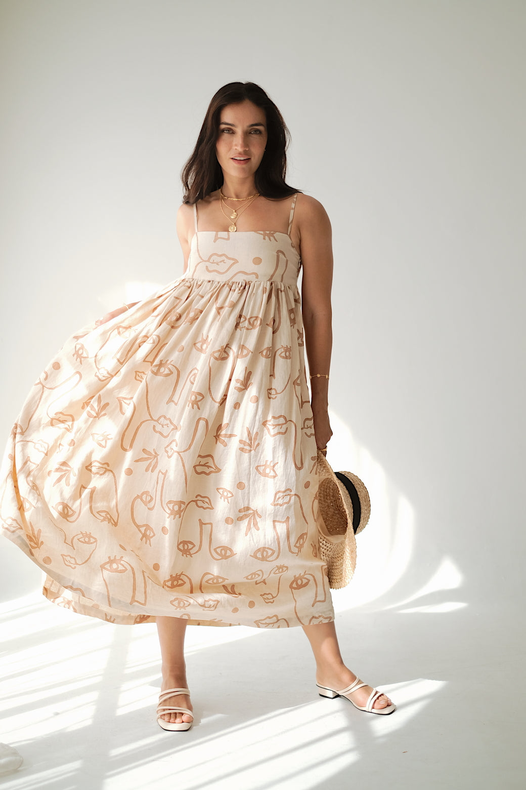 JUNIPER DRESS - Plant Eyes Sand