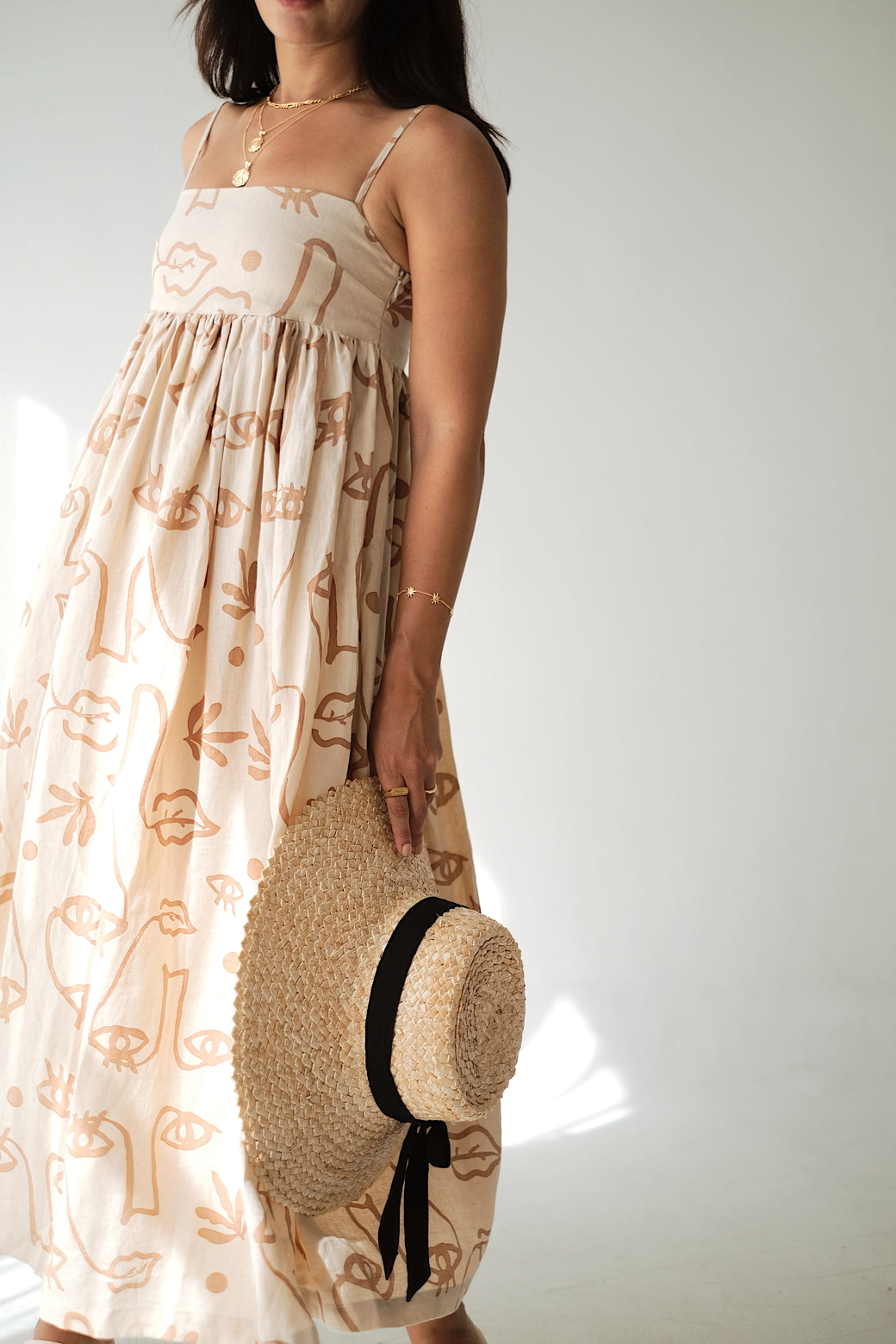 JUNIPER DRESS - Plant Eyes Sand