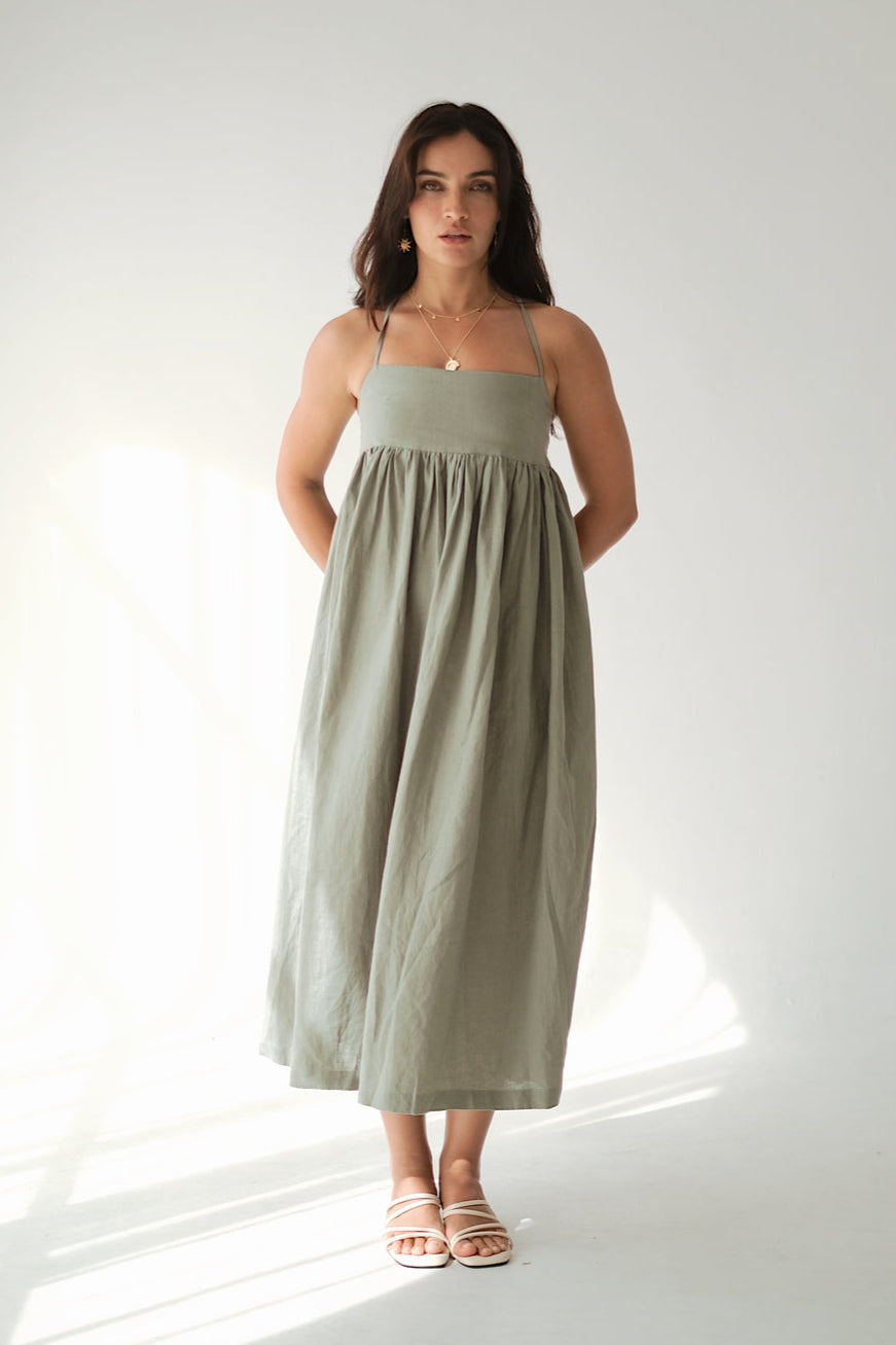 JUNIPER DRESS - Sage