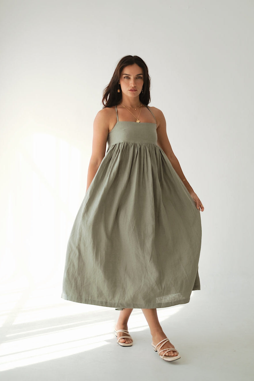 JUNIPER DRESS - Sage