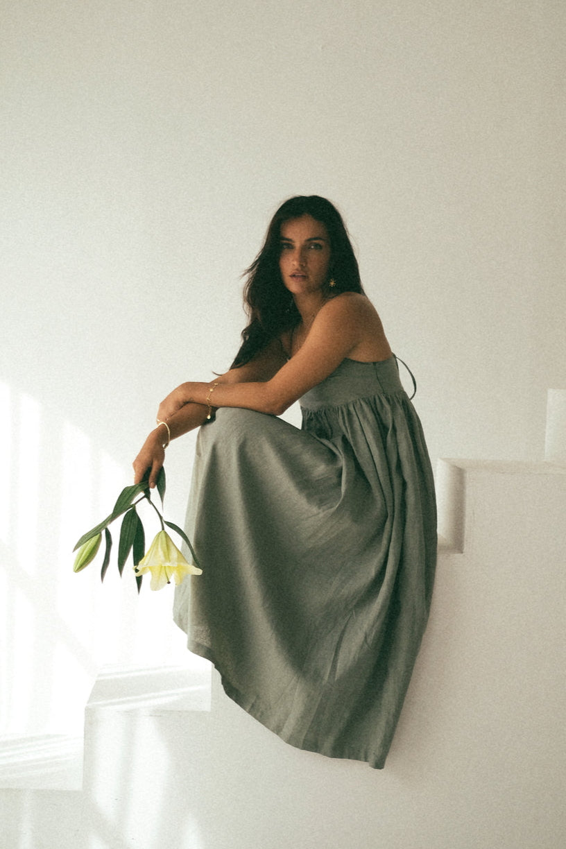 JUNIPER DRESS - Sage