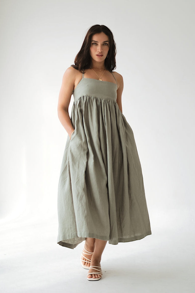 JUNIPER DRESS - Sage