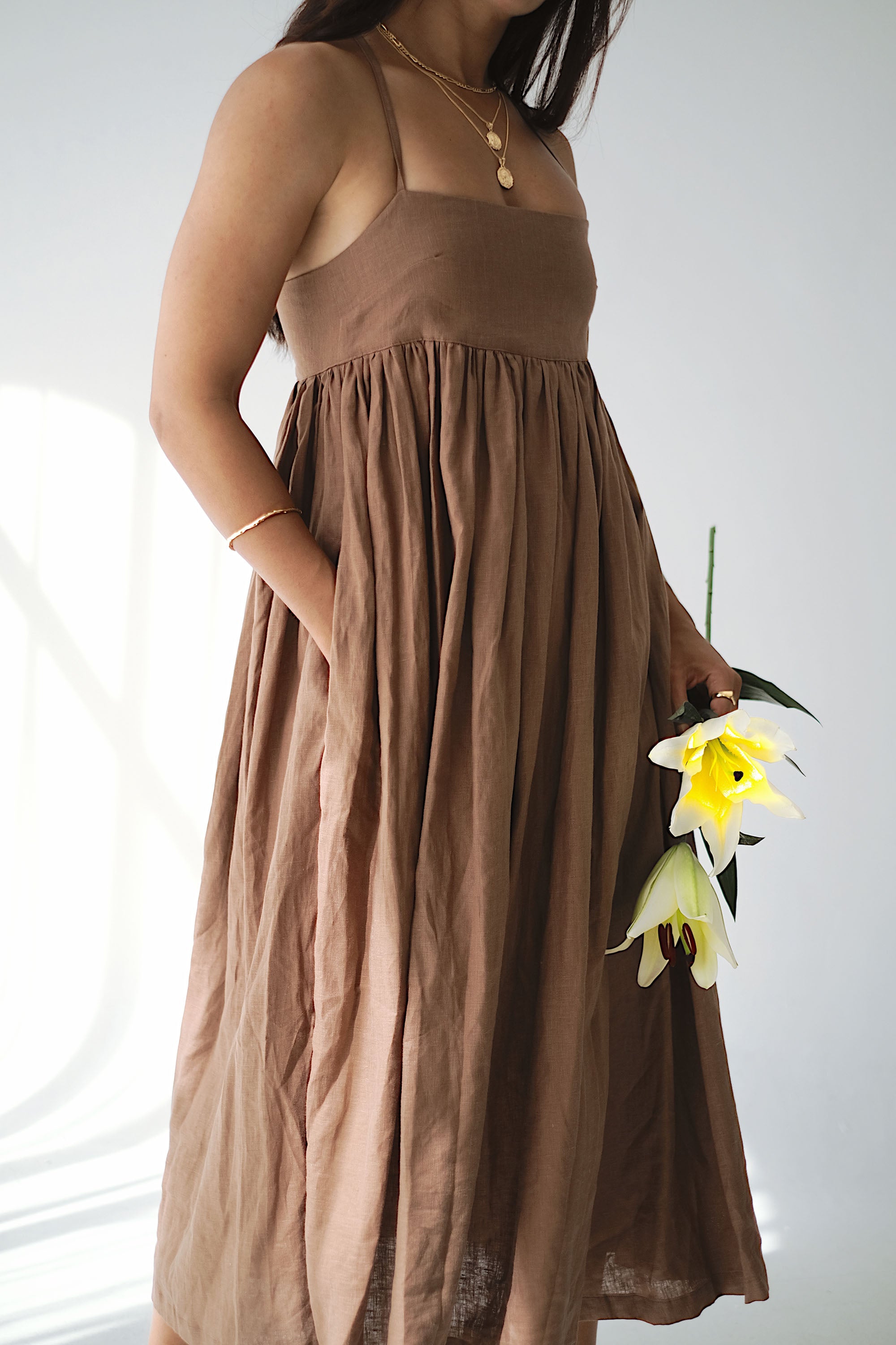 JUNIPER DRESS - Cocoa