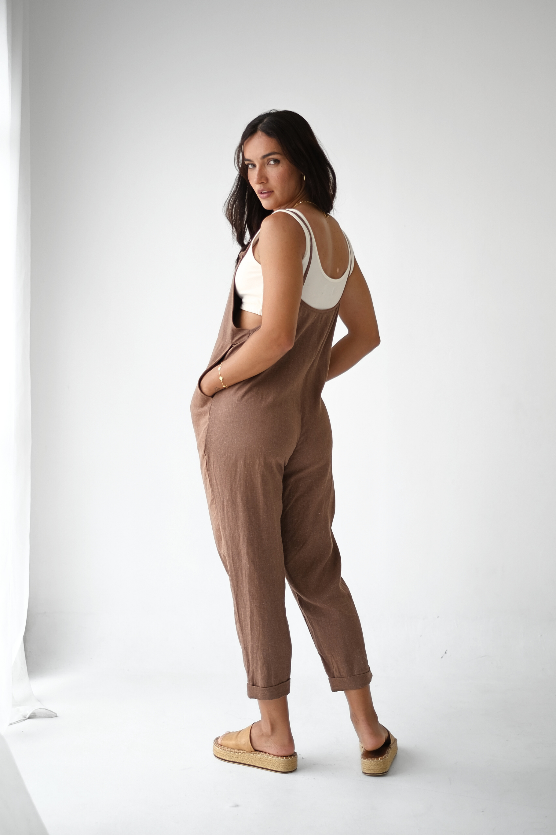 Ollie Overalls - Cocoa