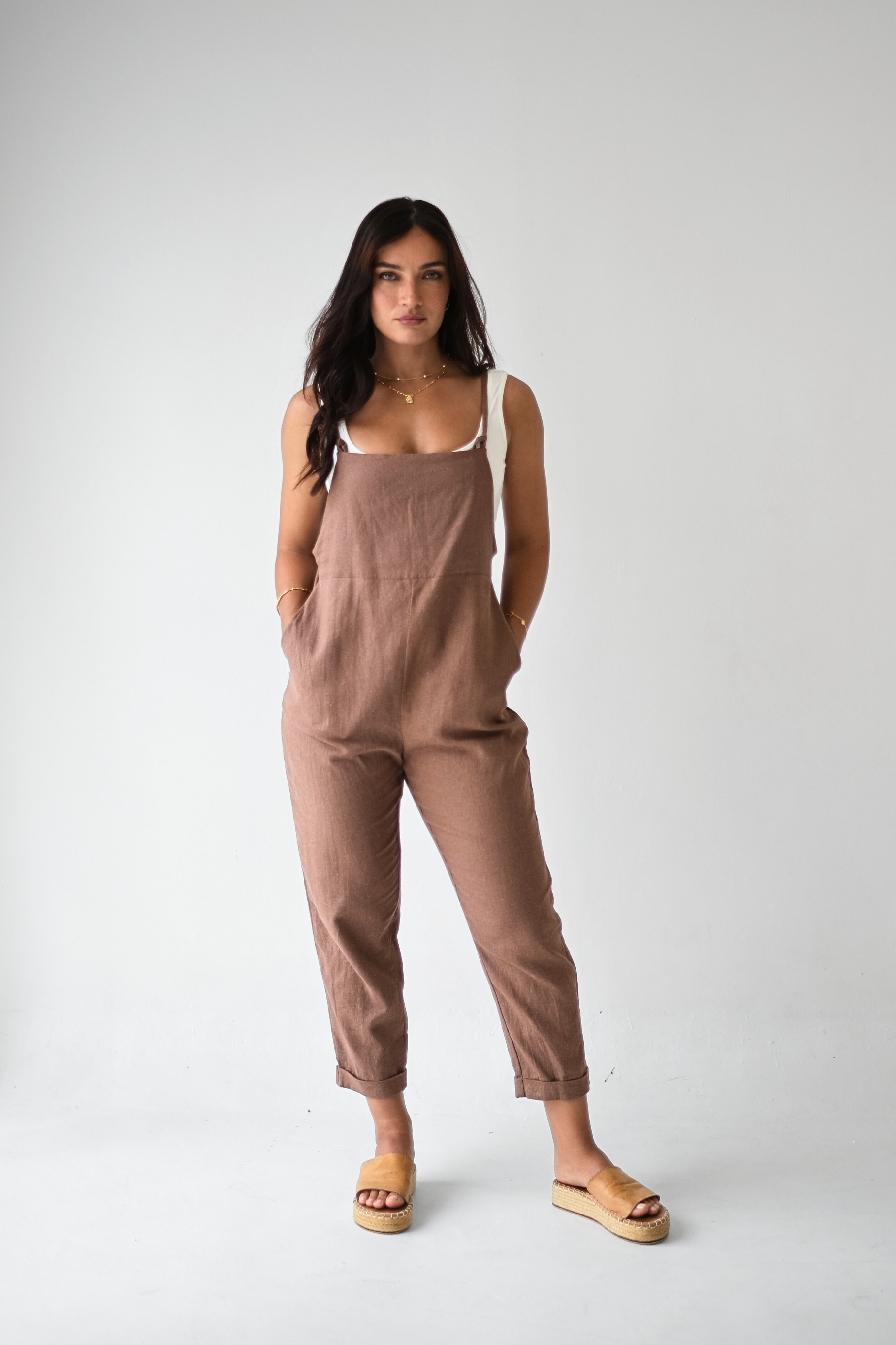 Ollie Overalls - Cocoa