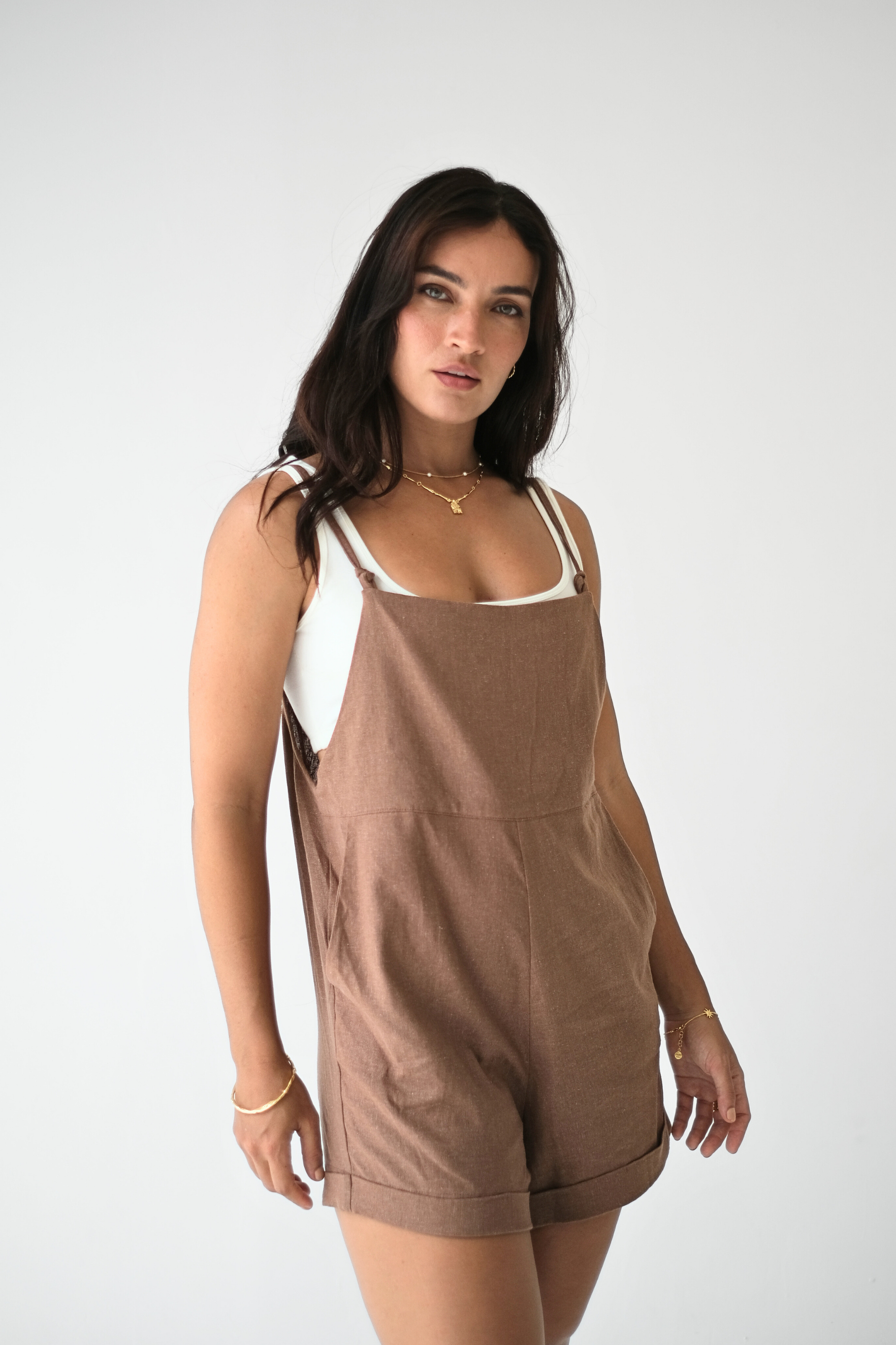 Riley Jumpsuit - Cocoa