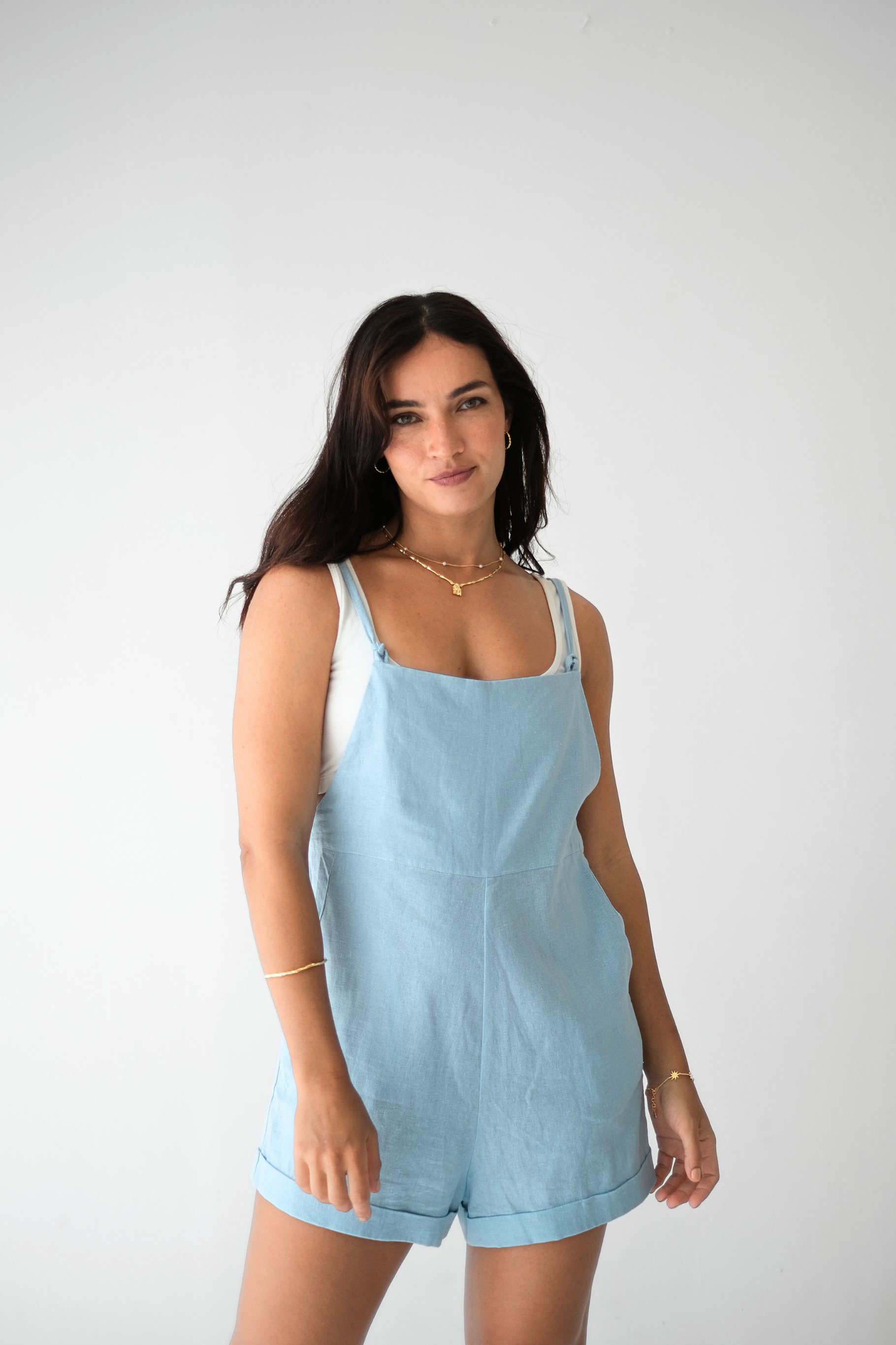 Riley Jumpsuit - Sky Blue