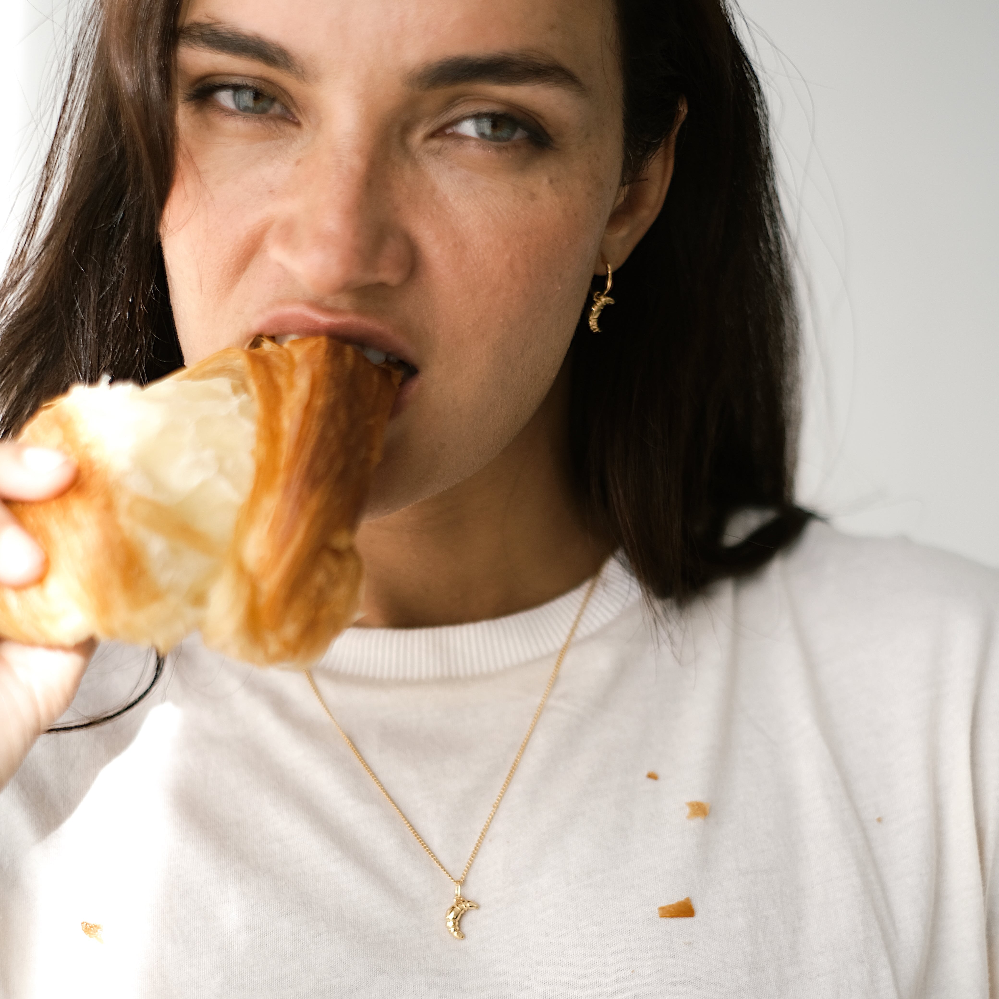 Croissant Earrings - ACME x Luna & Rose - GOLD