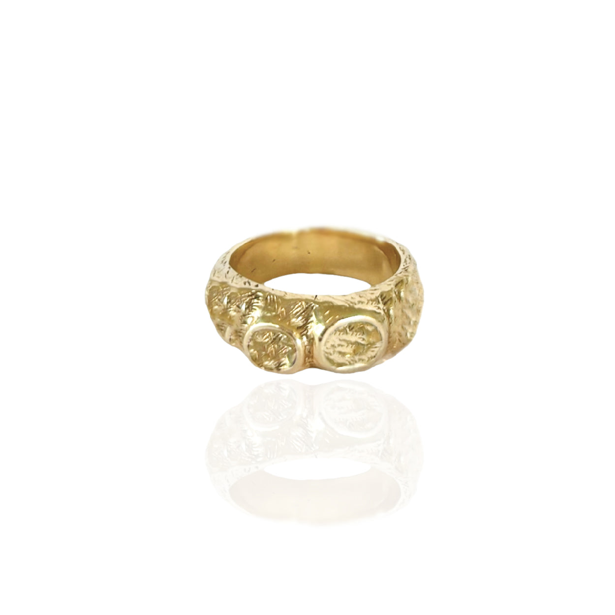 BESPOKE 9KT GOLD Rosie Ring - 2 Stones