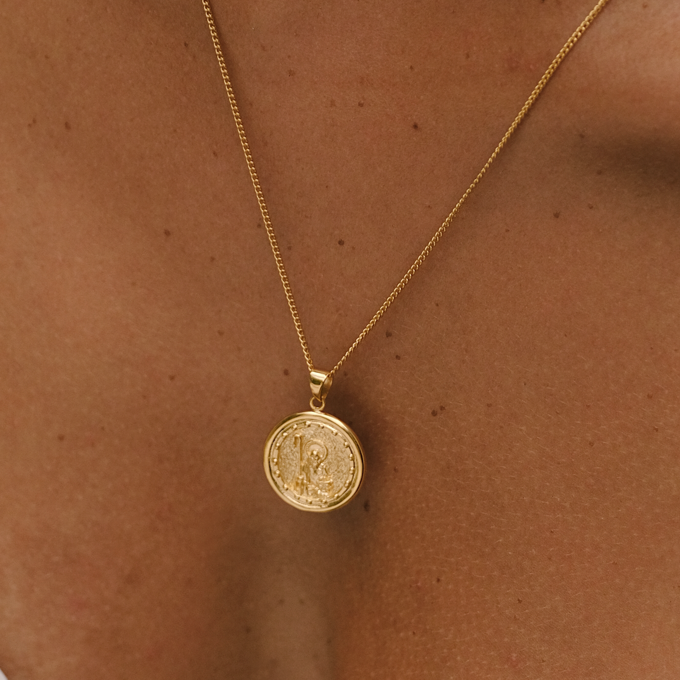 St Joachim - Patron Saint of Fathers & Grandparents - Gold