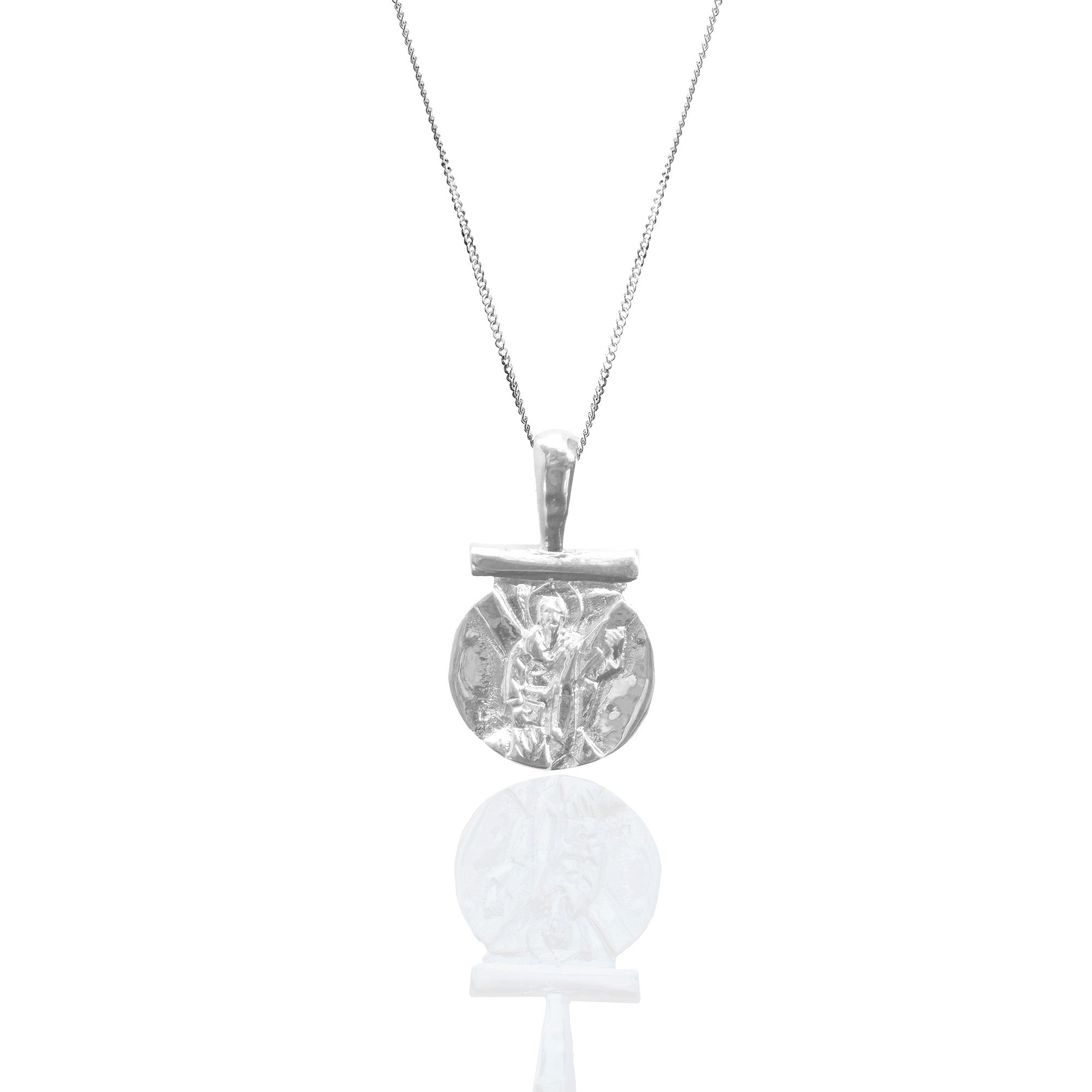 St Andrew - Patron Saint of Strength, Guidance & Hope - Silver
