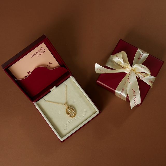 St Dymphna - Patron Saint of Anxiety Necklace - Gold