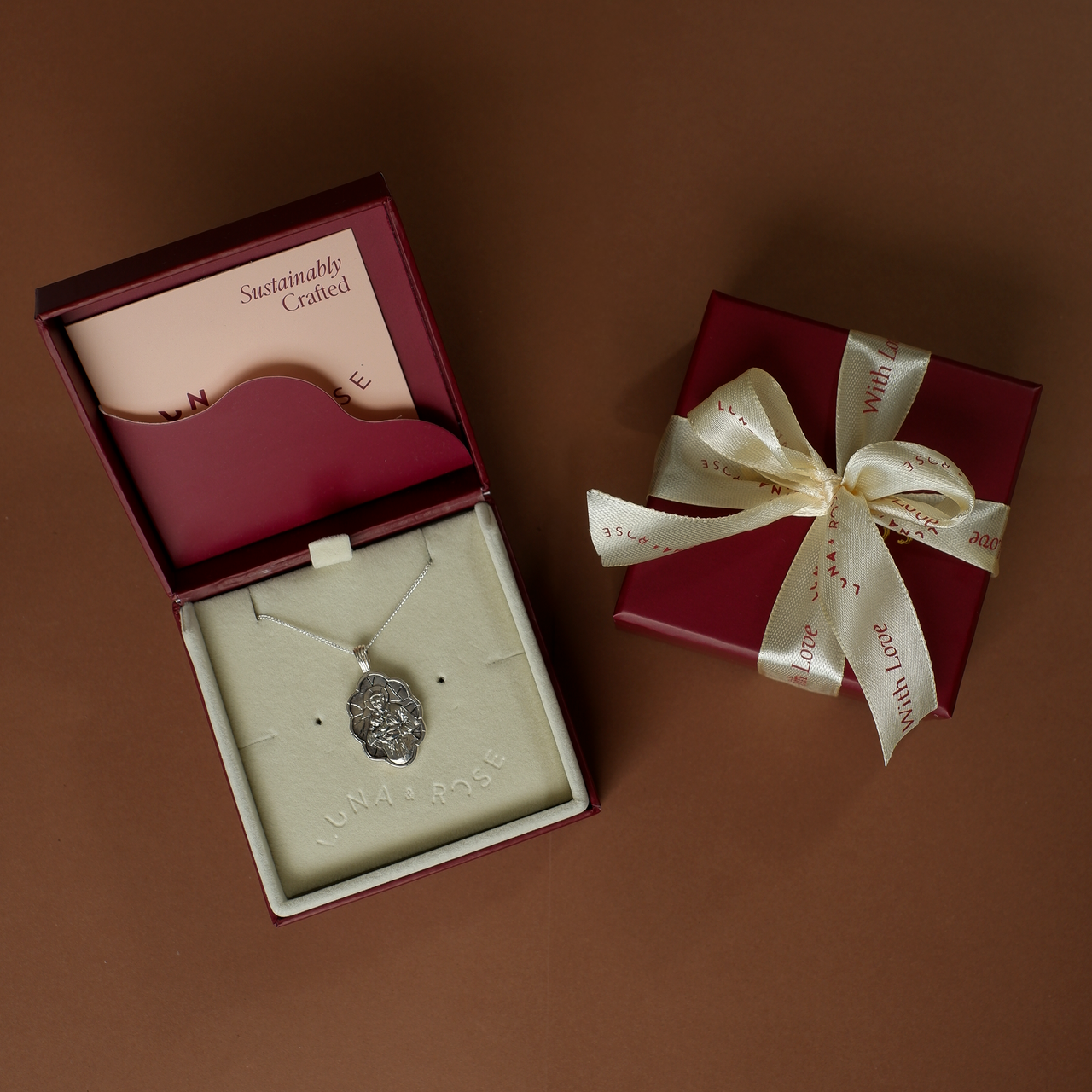 St Vincent De Paul - Patron Saint of Charity & Giving Back in packaging luna and rose