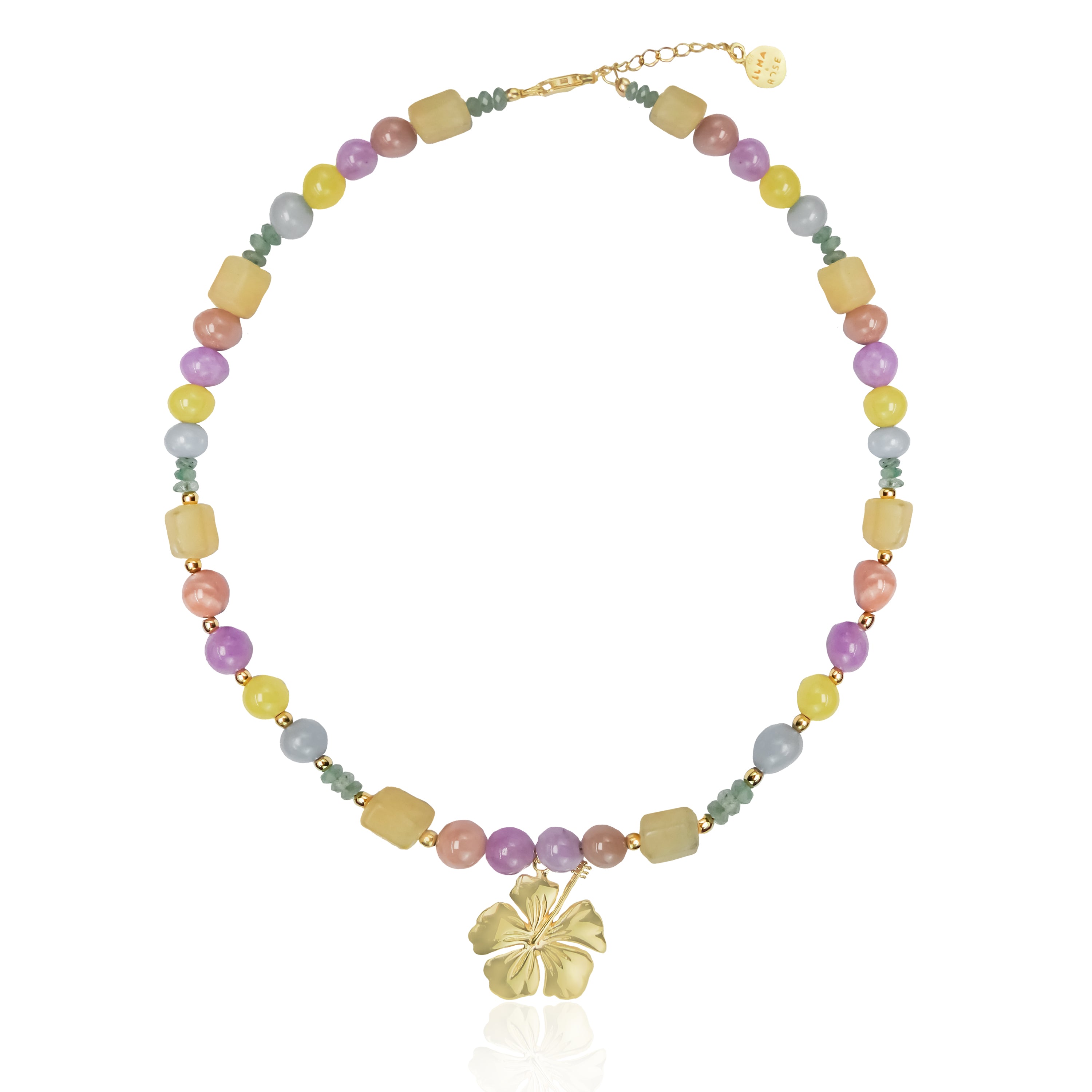 Hibiscus Necklace - Tahnee Kelland x Luna & Rose - Gold