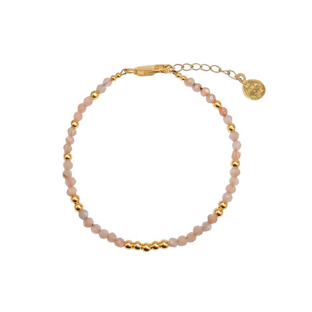 The Billy Blush Bracelet gold in white background