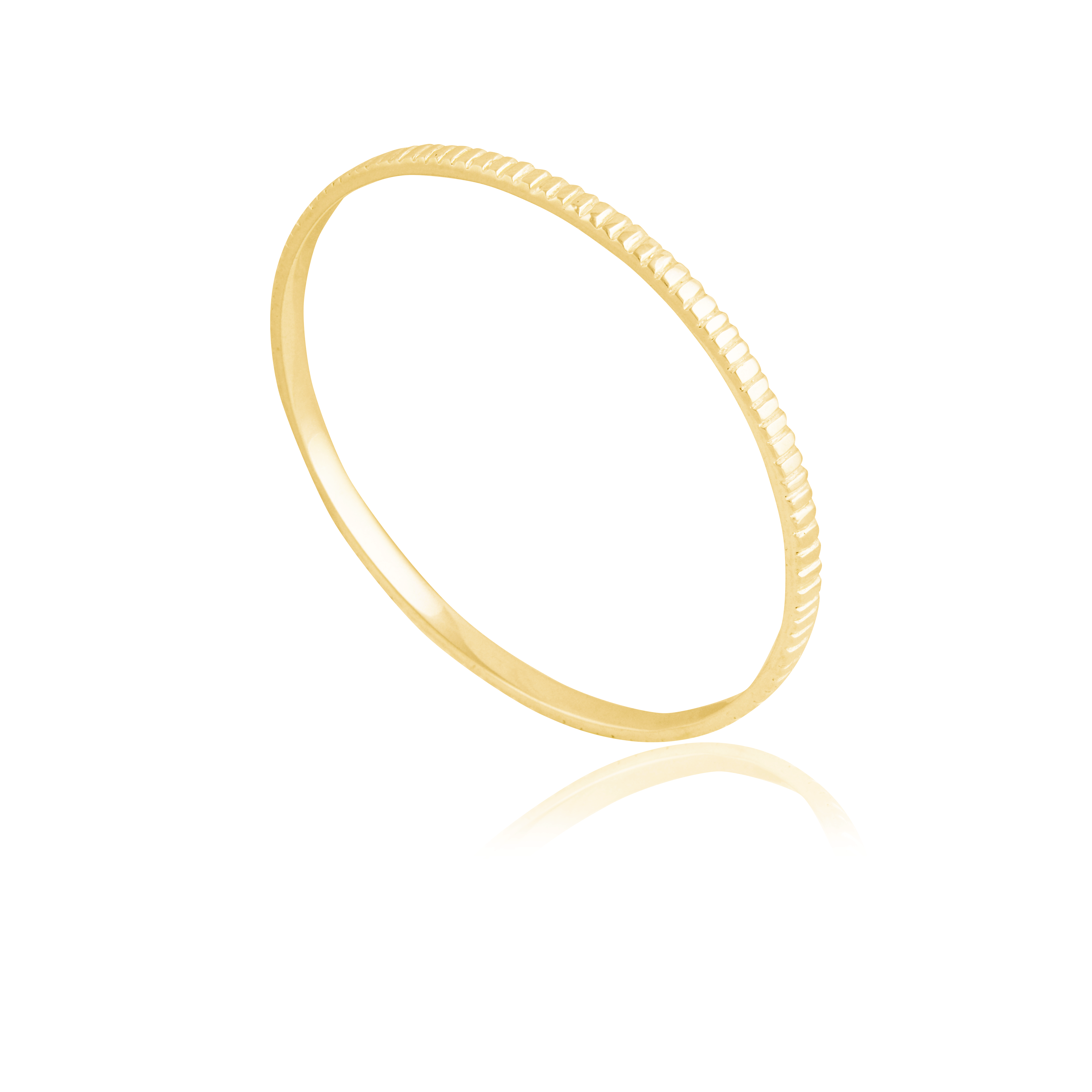 The MET Stripe Bracelet - Gold 4mm