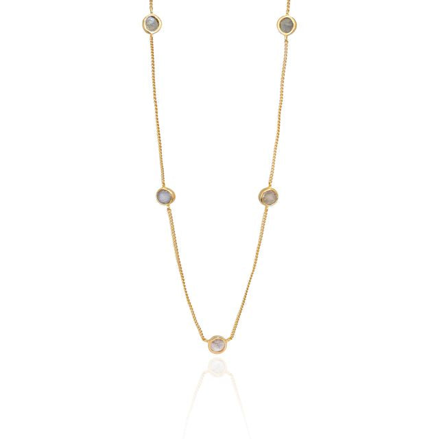 The Noa Necklace - Gold in white background