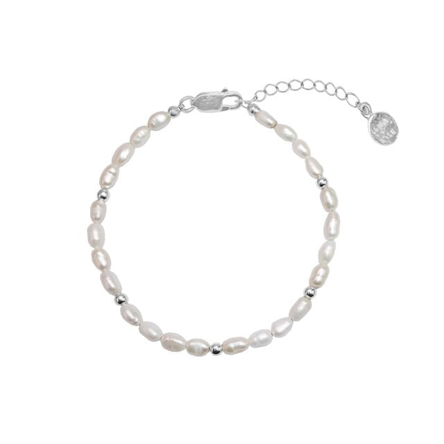 The Remi pearl Bracelet - Silver