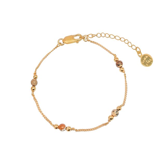 The Sunstone Bracelet - Gold in white packaging