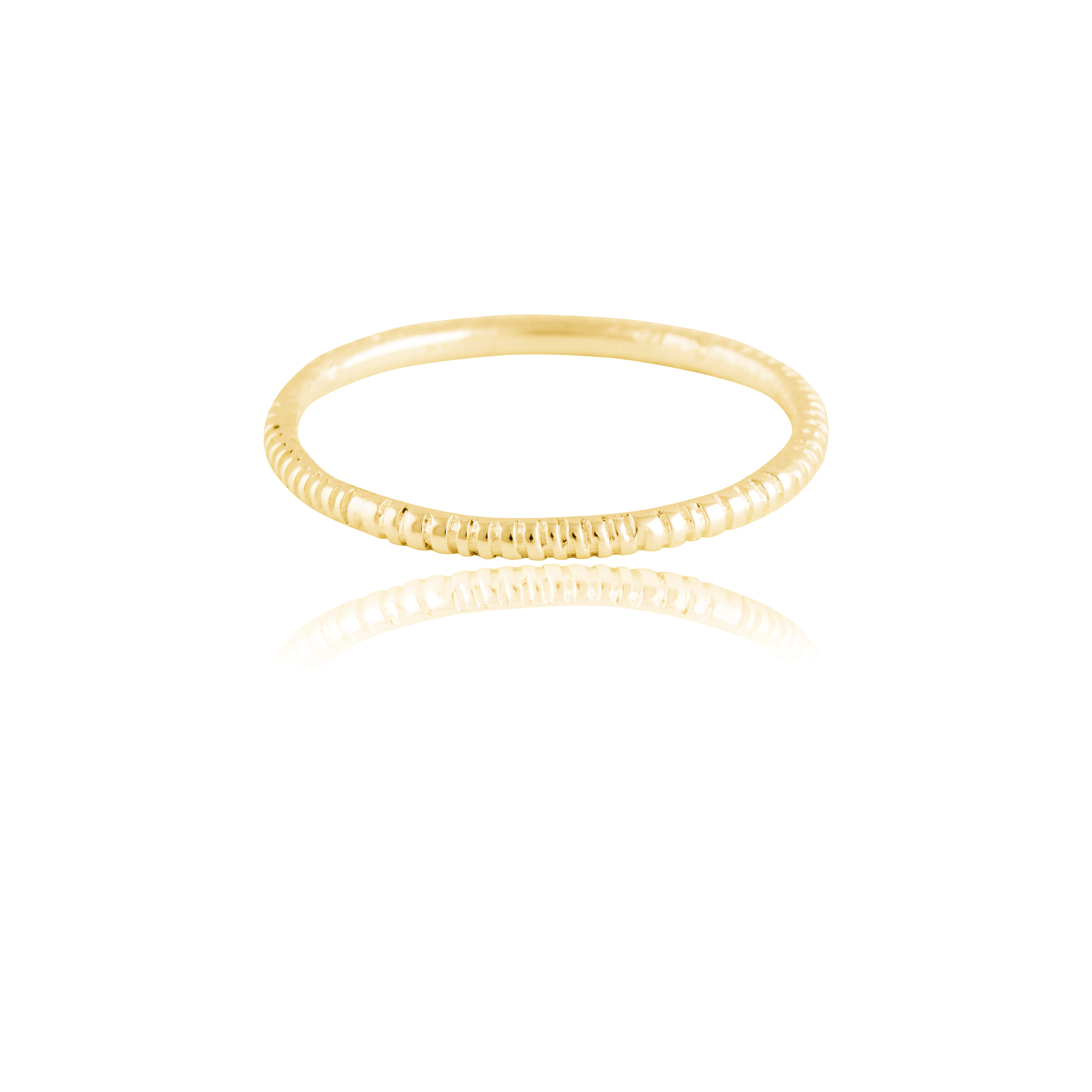 The MET Stripe Band - Gold on white background