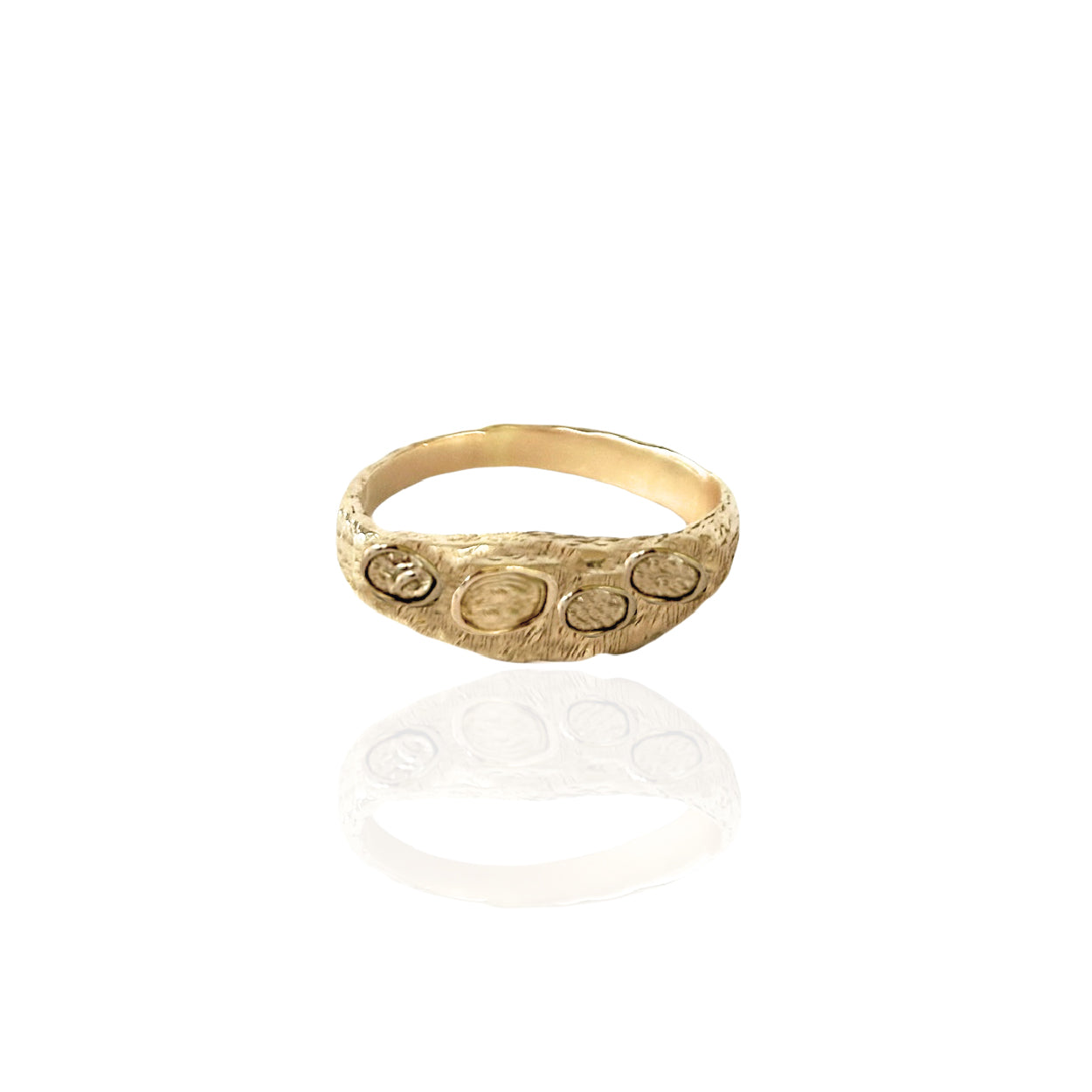 BESPOKE 9KT GOLD Ziggy Ring - 4 Stones