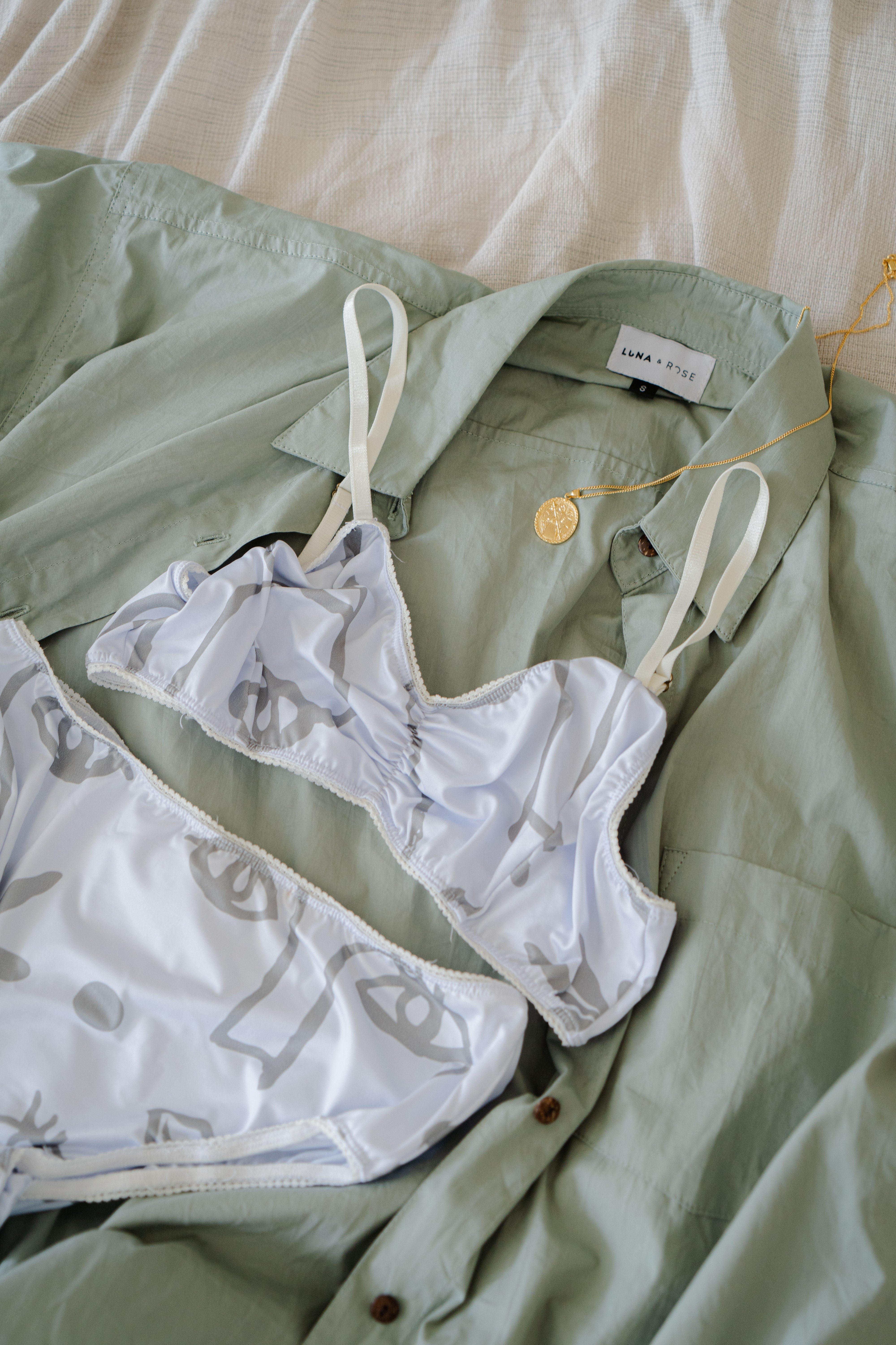 Bobby Bralette - Plants for Eyes Sage