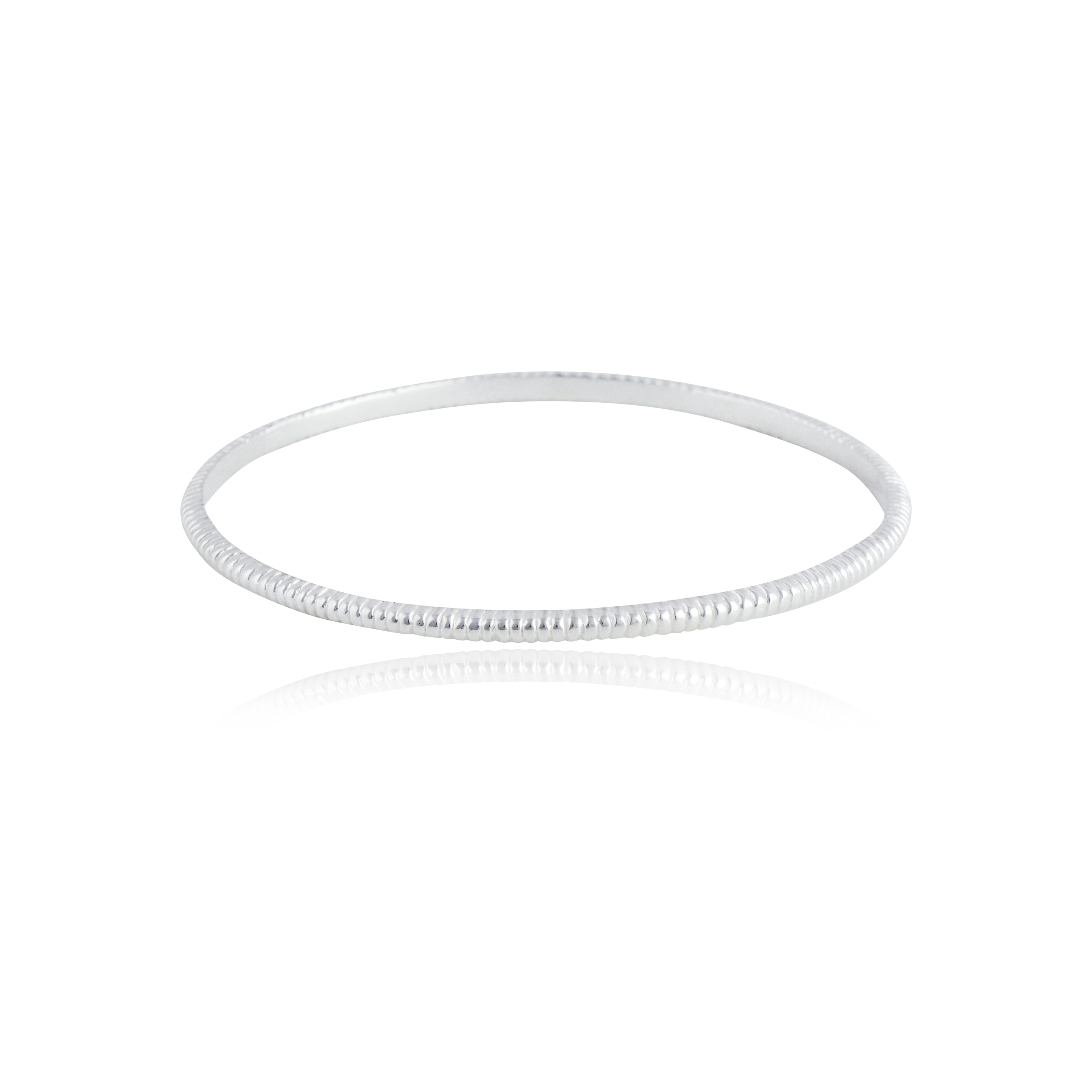 The Met stripes bracelet silver