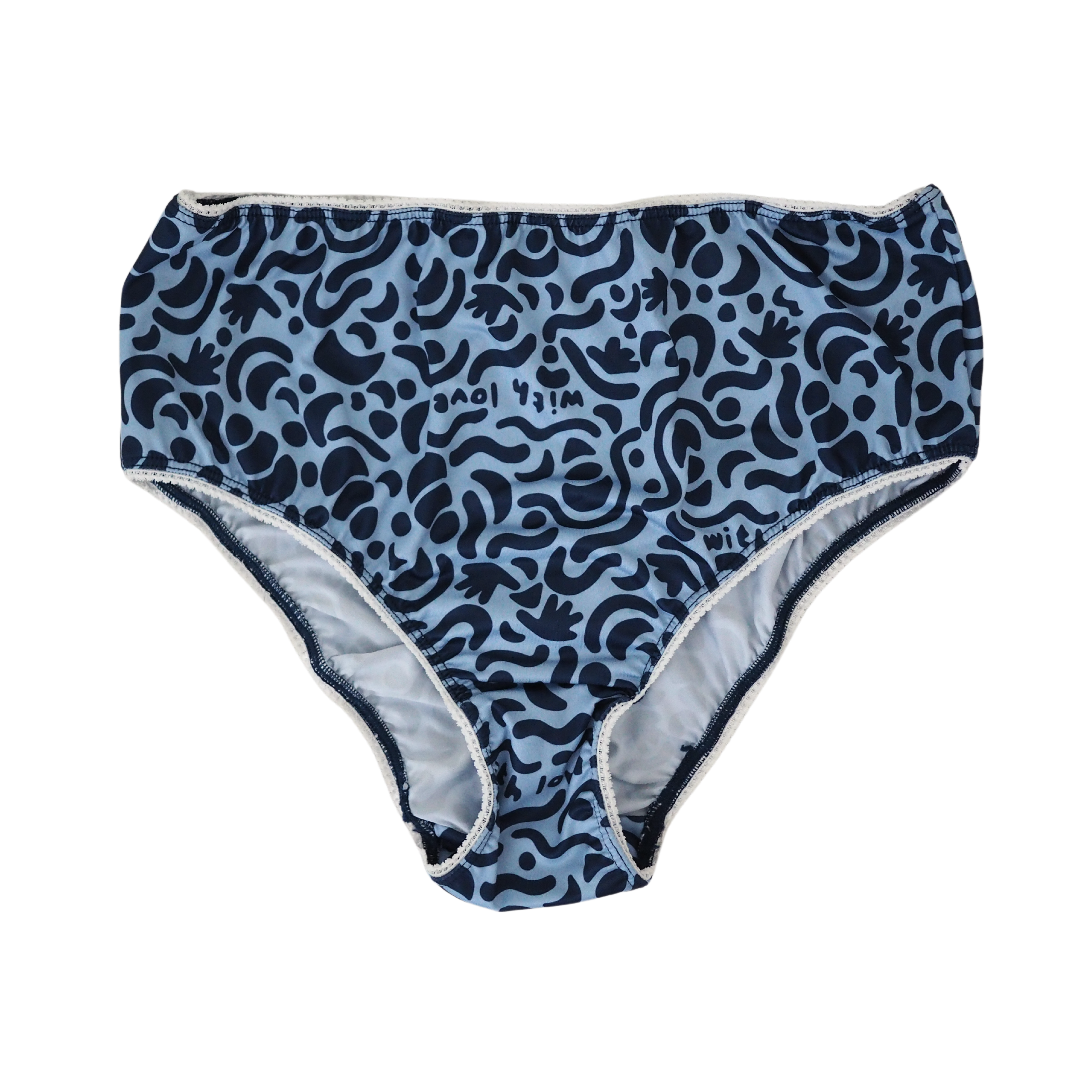 Farah Pant (High Waist) - With Love - Blue