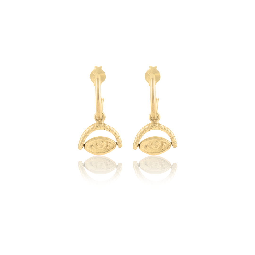 Protection Earrings - Gold Eco-friendly Balinese accessories