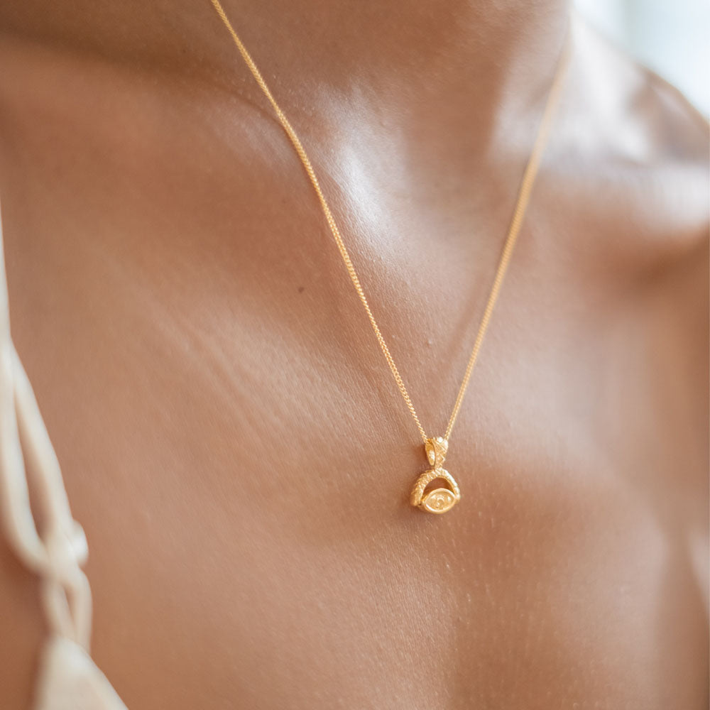 Protection Necklace - Gold Eco-friendly Balinese accessories