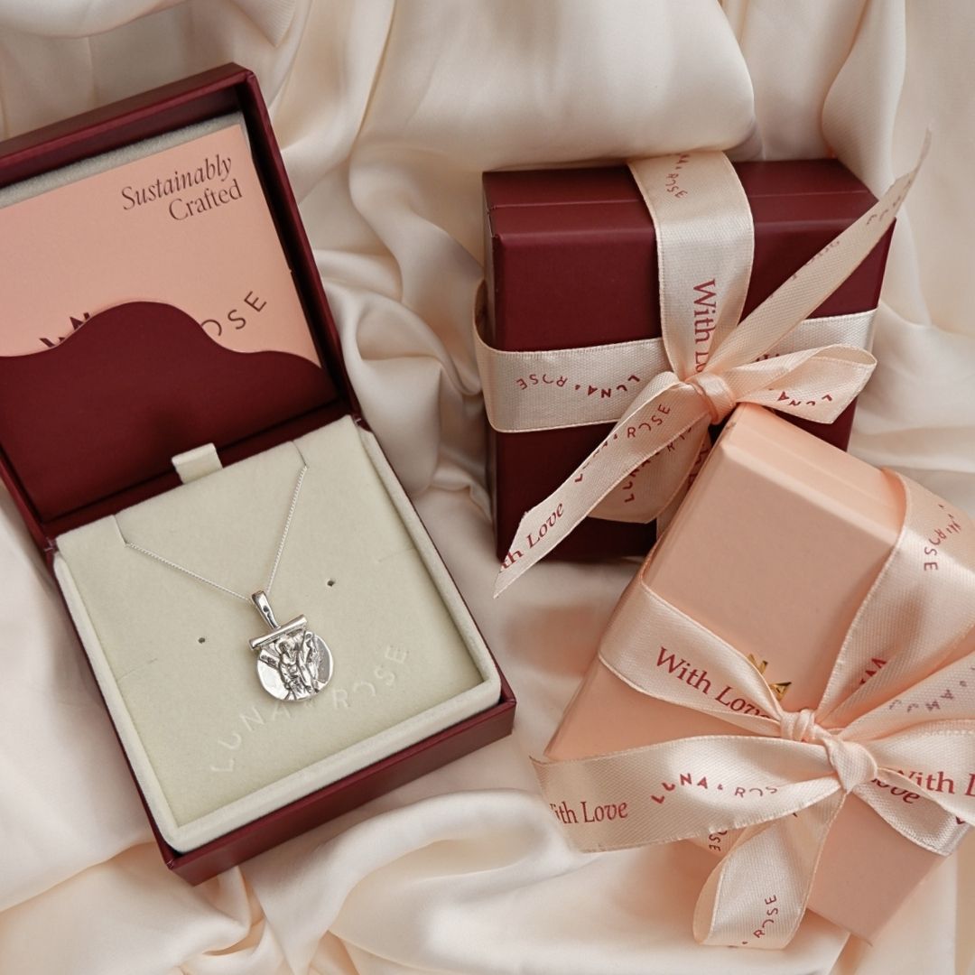 Silver St Andrew Pendant - Patron Saint of Strength, Guidance & Hope