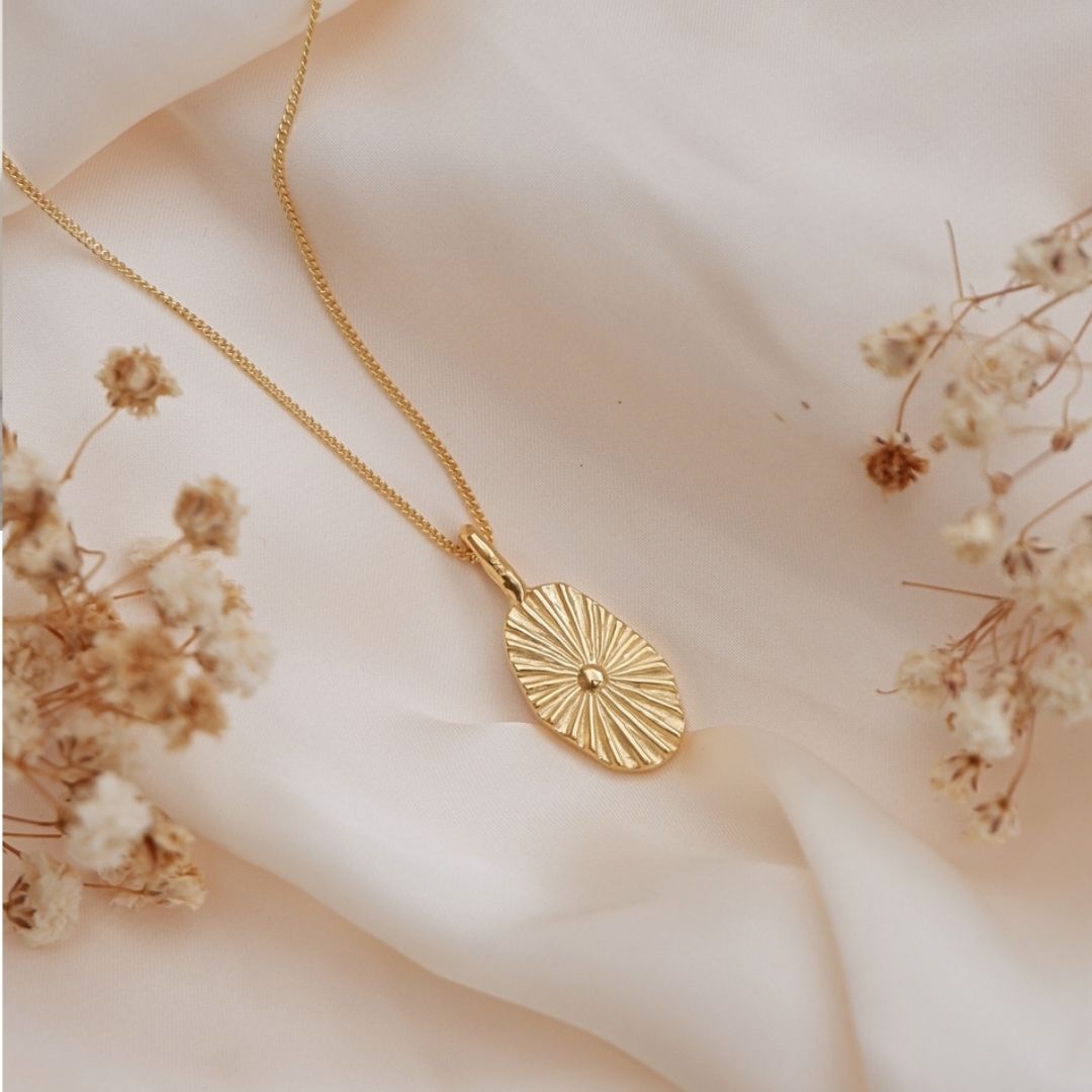 9KT Solid Gold St Matthew Pendant - Patron Saint of Money, Integrity & Perseverance