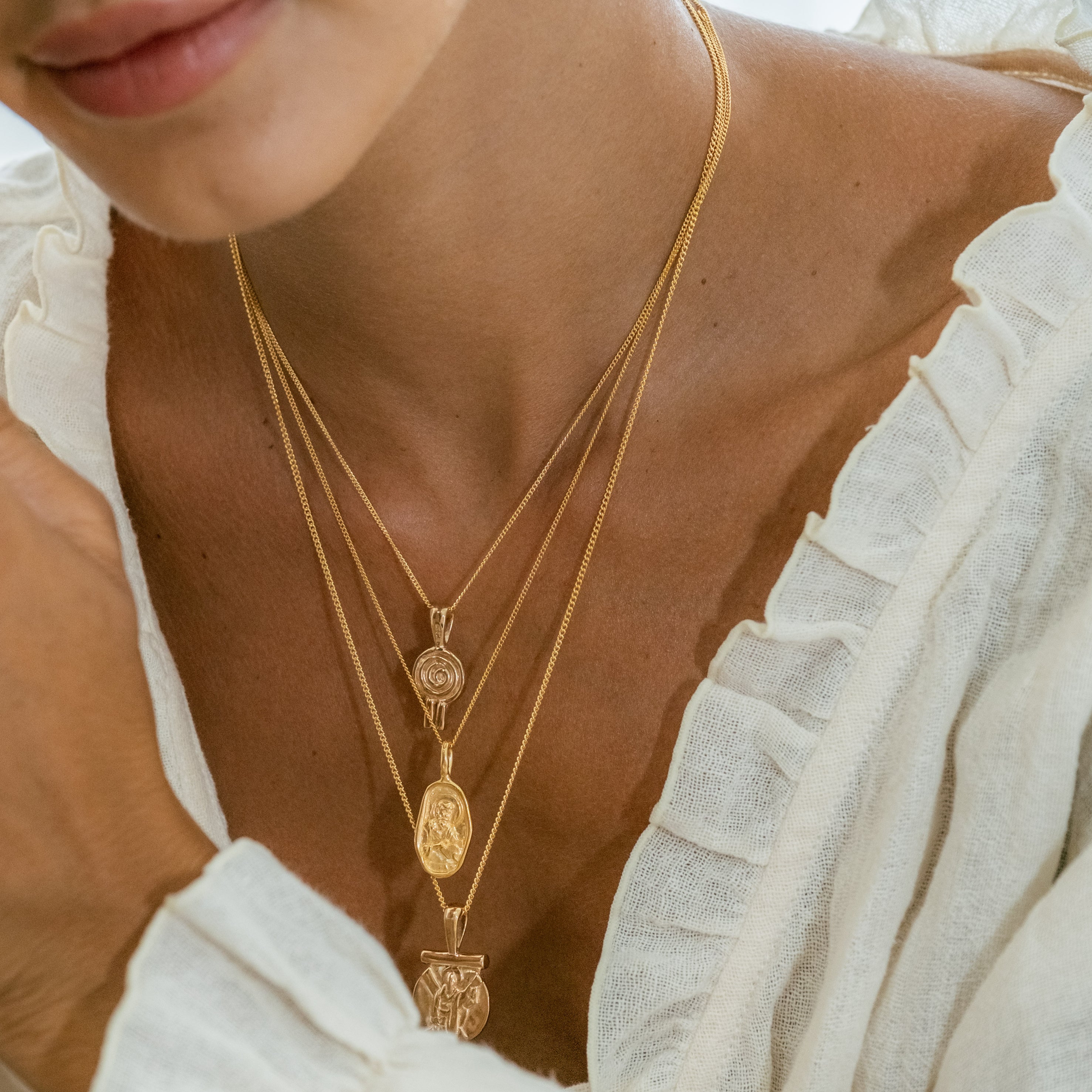 St Valentine - Patron Saint of Love, Kindness & Happy Marriages - Gold