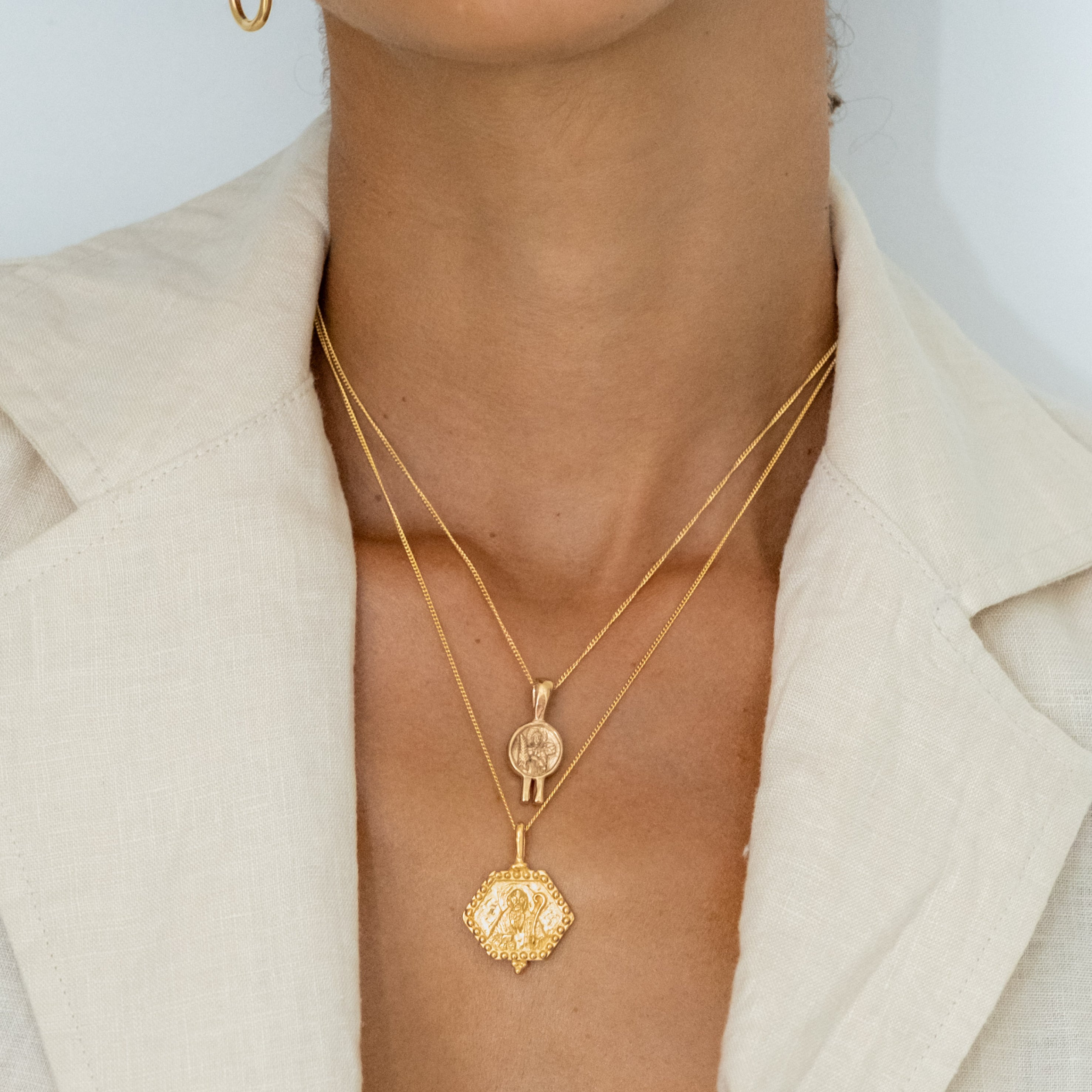 St Valentine - Patron Saint of Love, Kindness & Happy Marriages - Gold