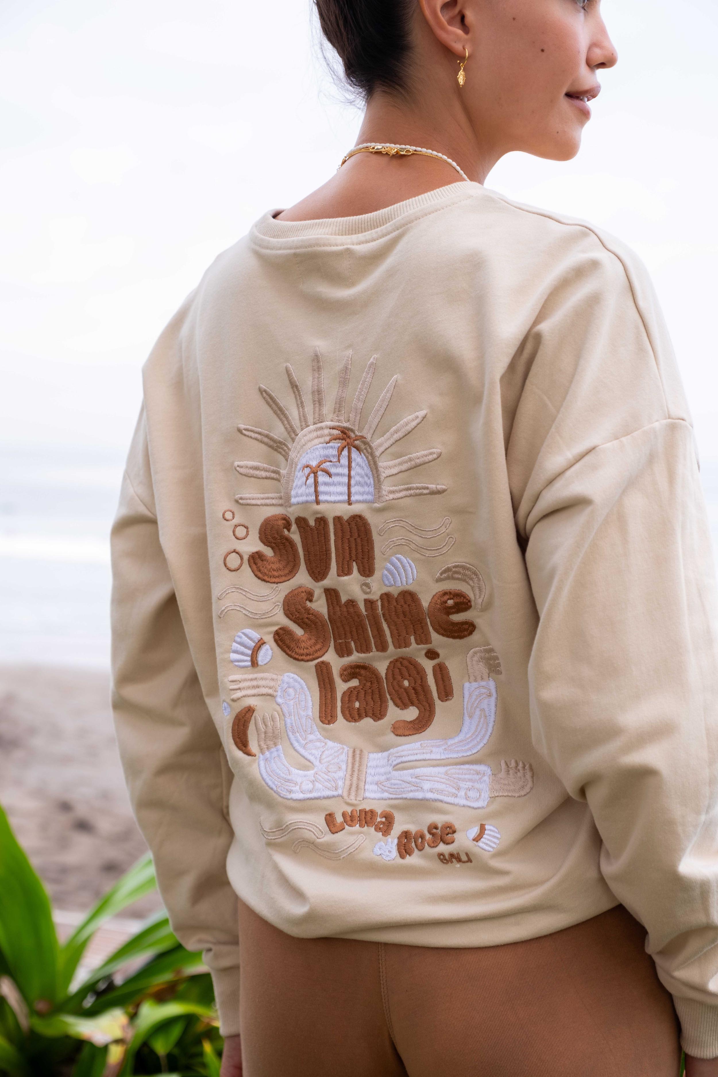 Sunshine Lagi Cotton Jumper with Embroidery