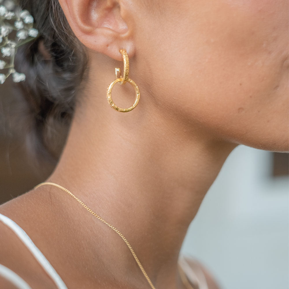 Support Earrings - Gold Bali jewelry brand