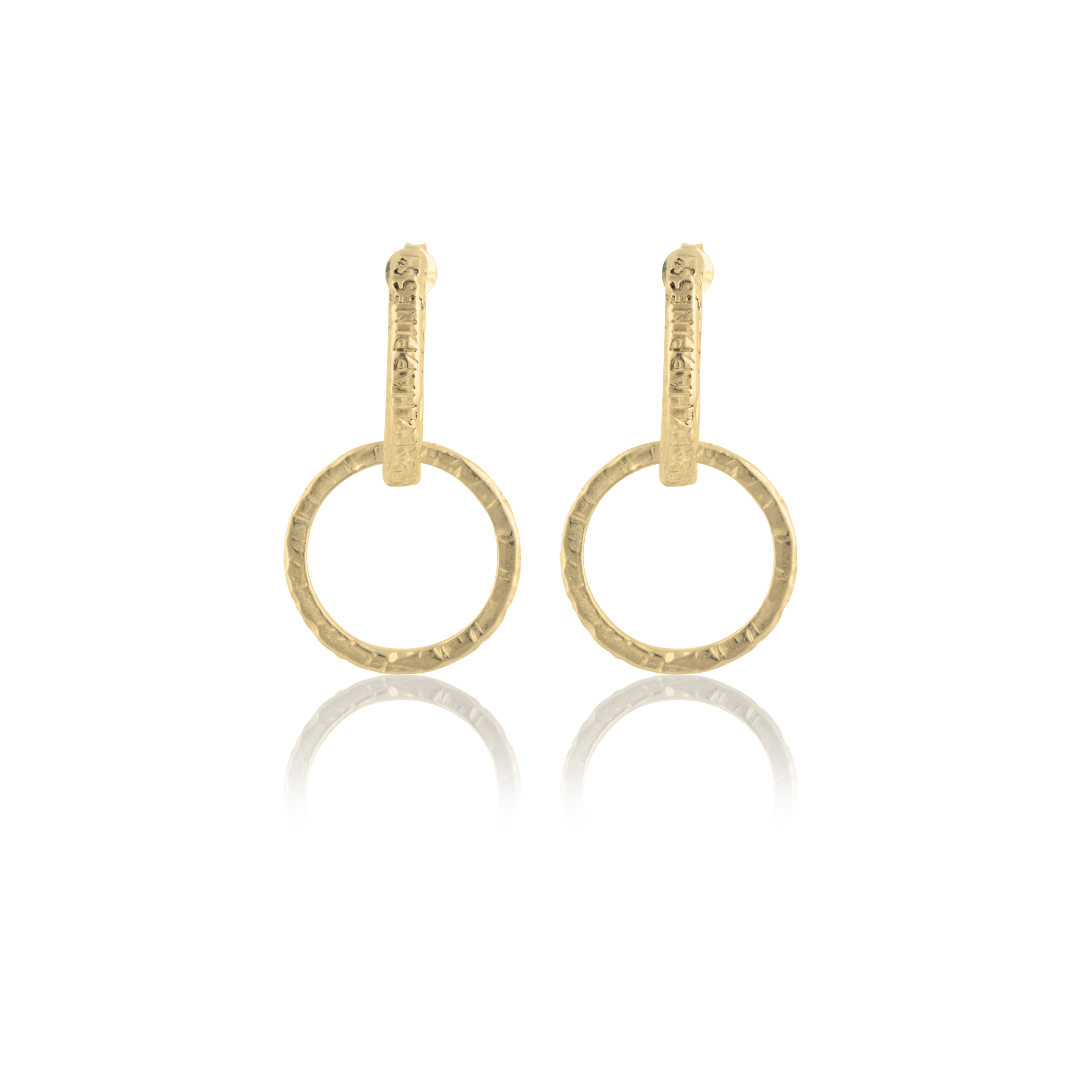 Support Earrings - Gold Eco-friendly earrings