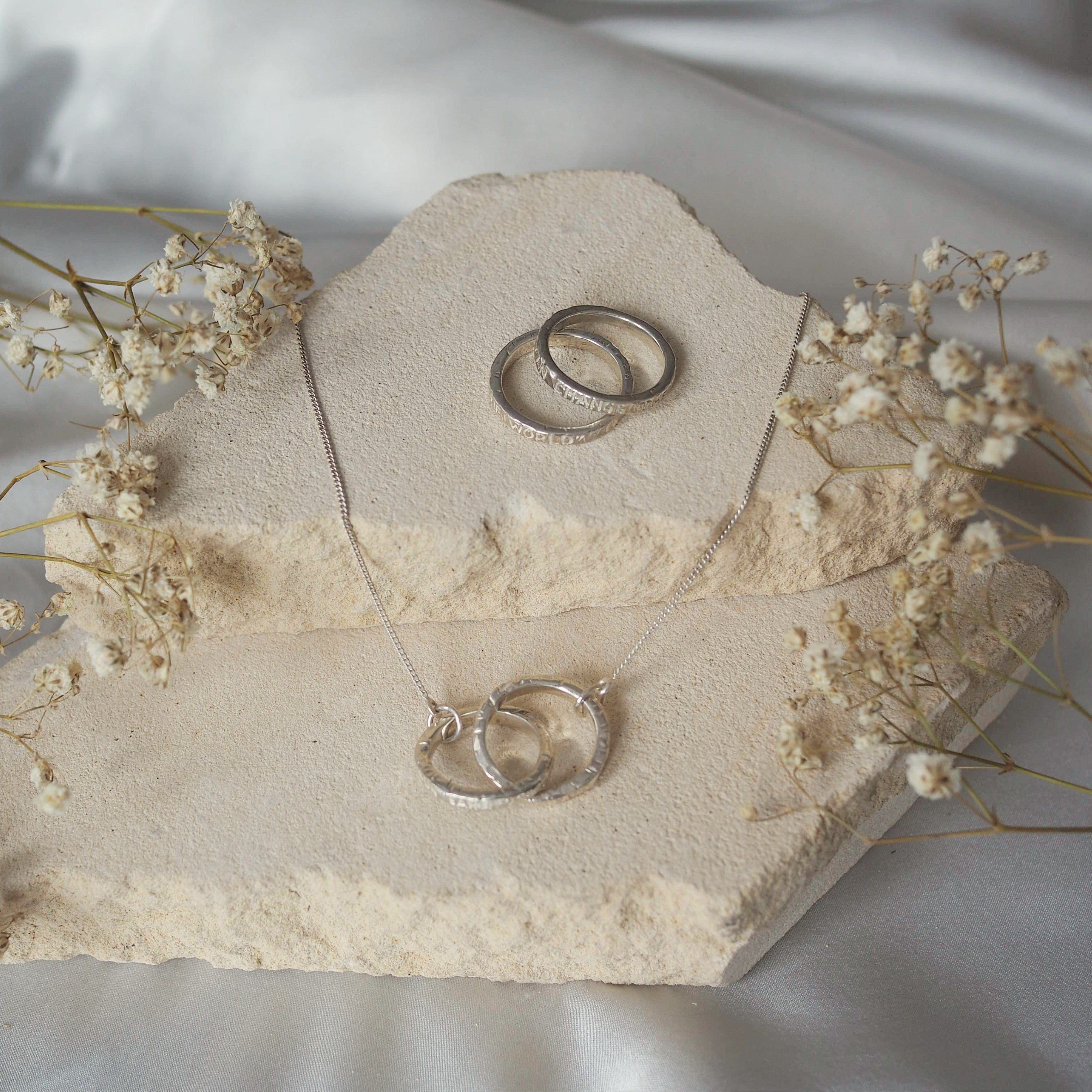 Support Necklace - Silver Artisan-crafted pendant necklace