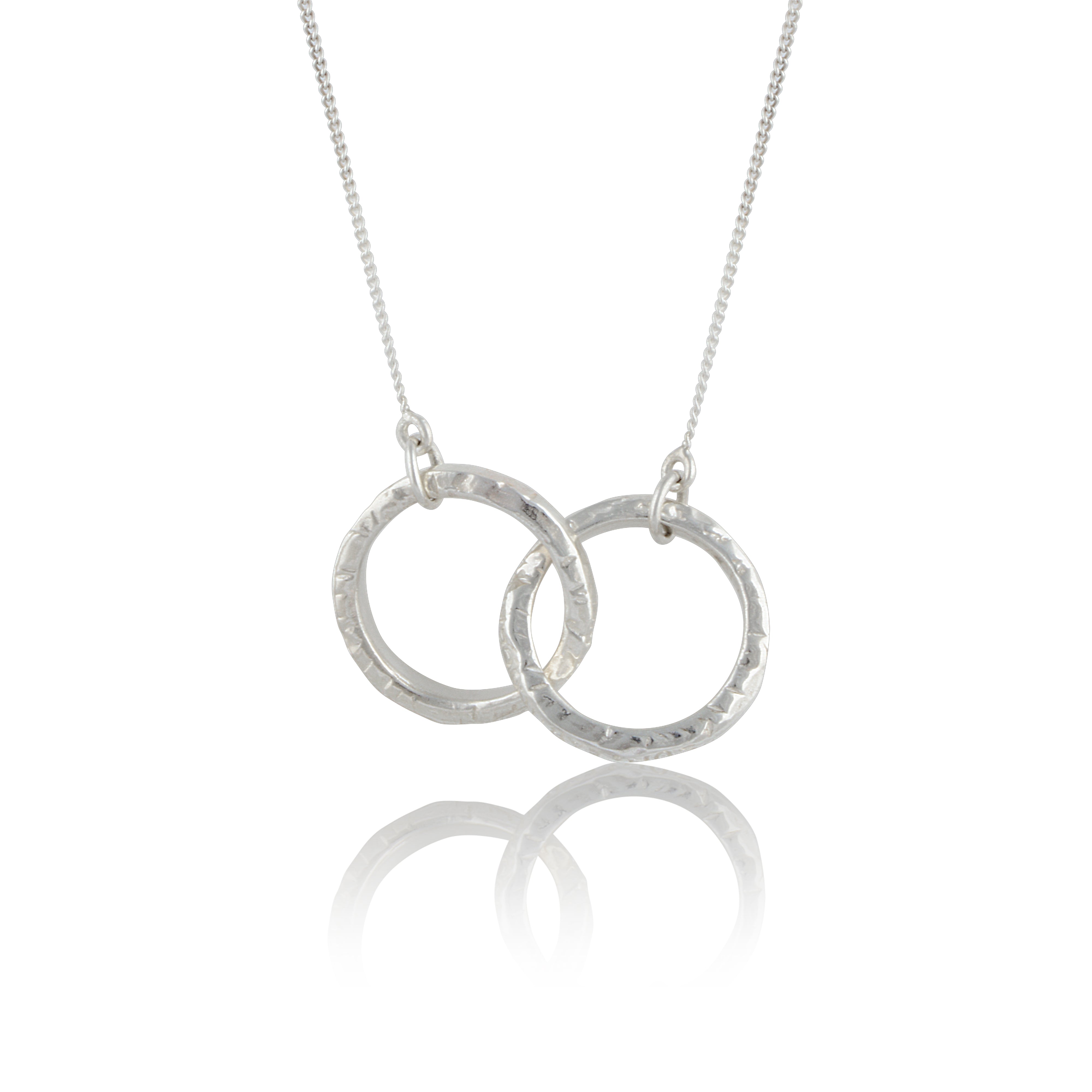 Luna & Rose Support Necklace - Silver Bali