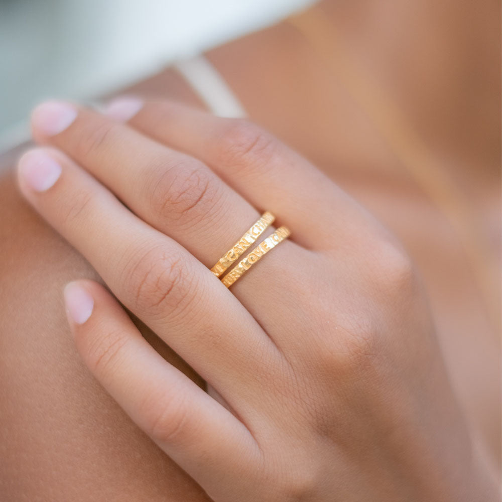 Support Rings (Set of 2) - Gold Eco-friendly