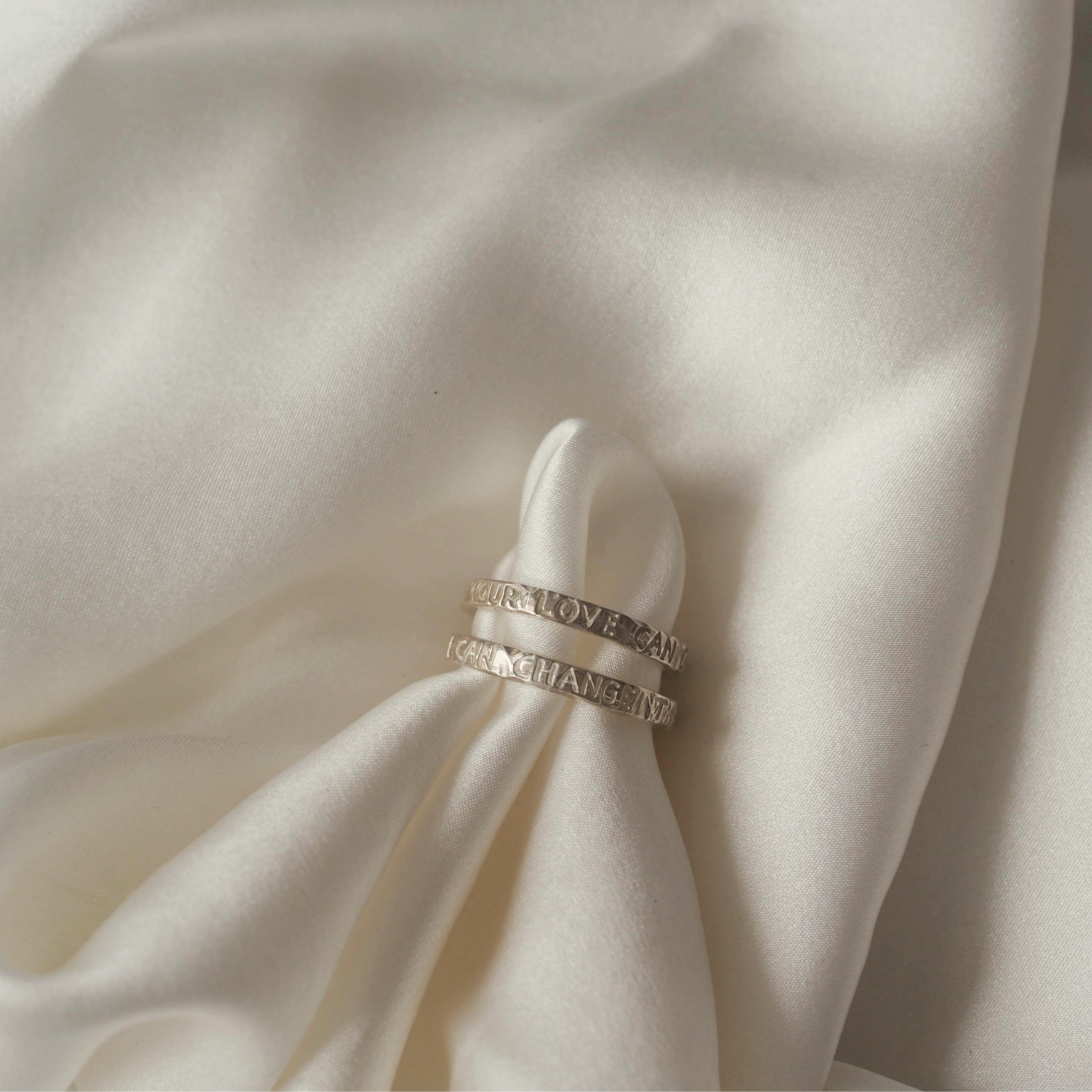 Support Rings (Set of 2) - Silver balinese jewels