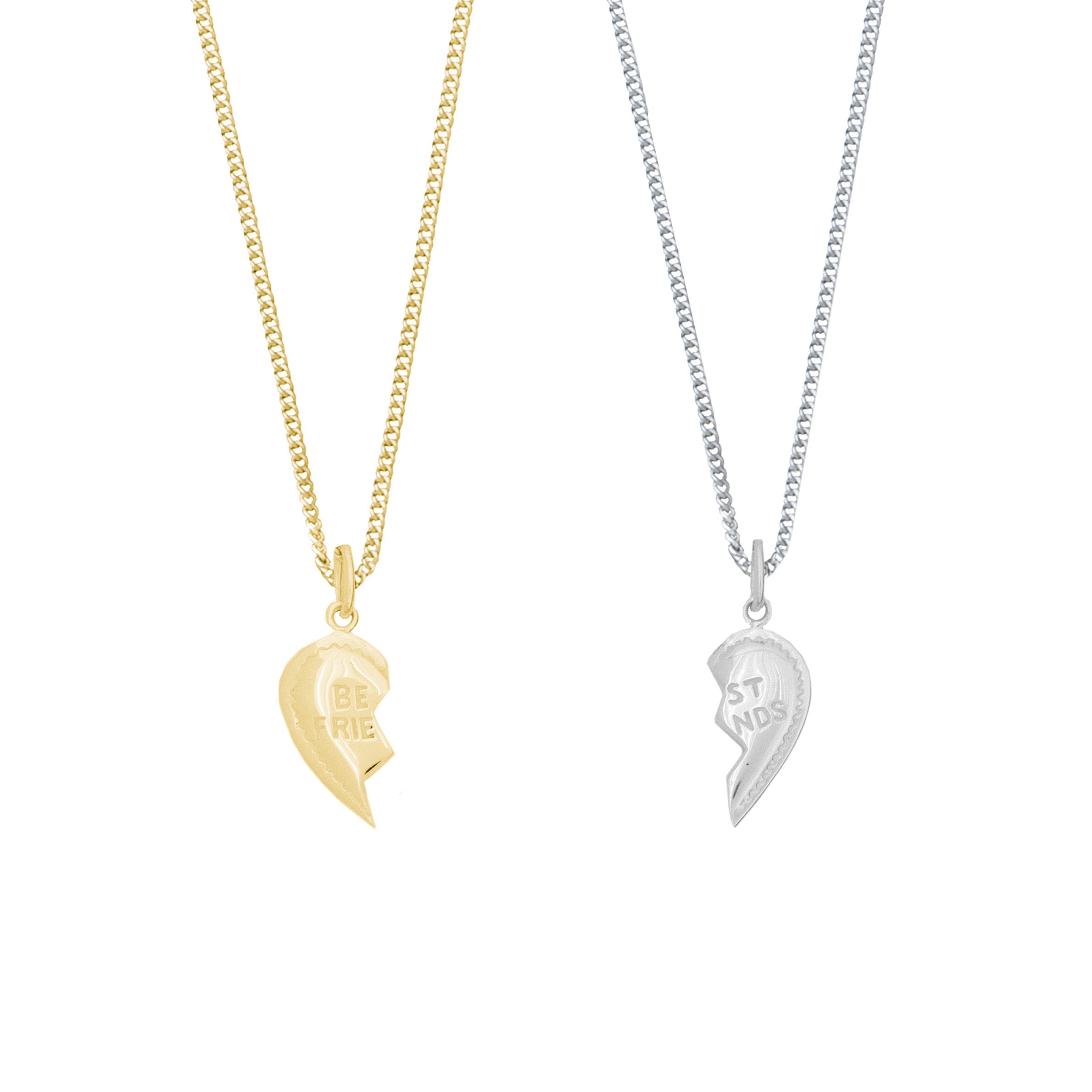 BFF Broken Heart Necklace SET - Mixed