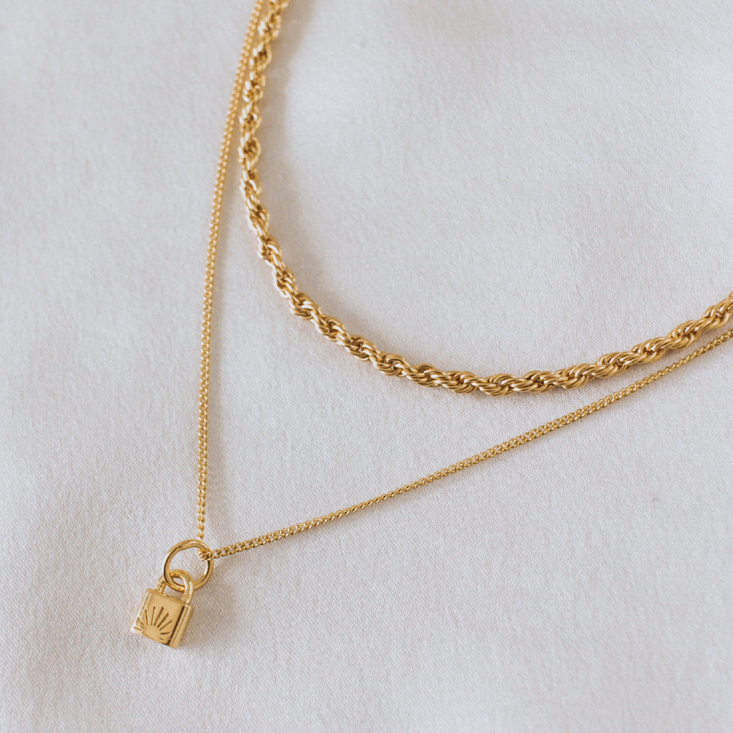 Lock & Key BFF Necklace SET - Mixed