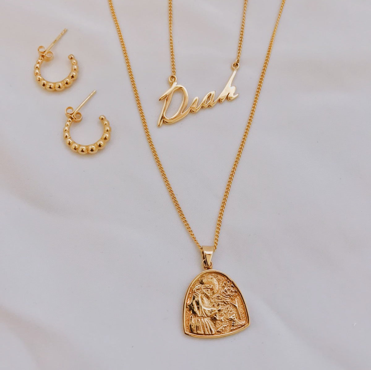 Custom Name Necklace - Silver