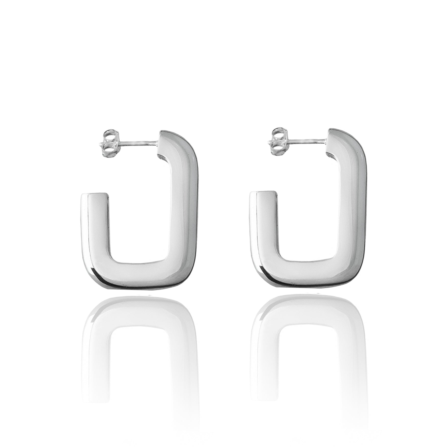 Elena Hoops - Silver
