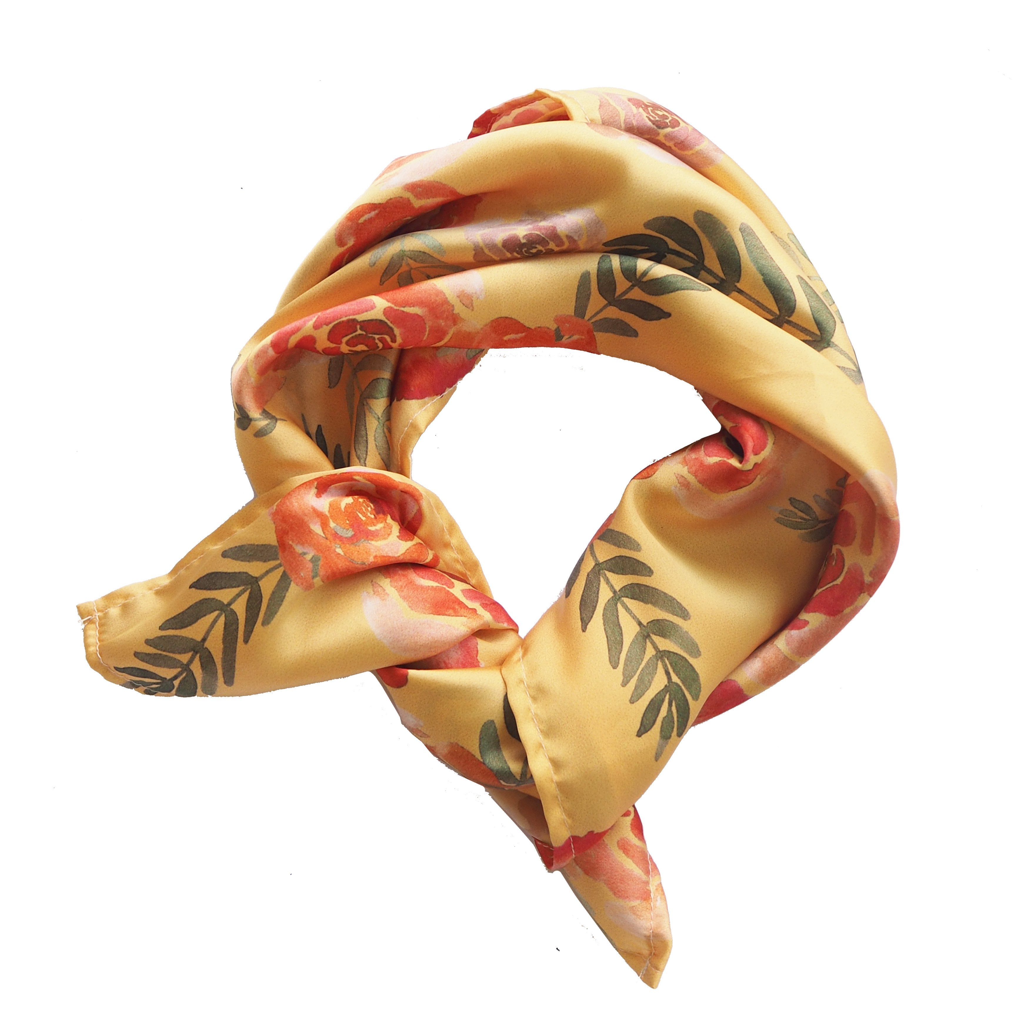 Luna & Rose FLORES NECK SCARF - SAND