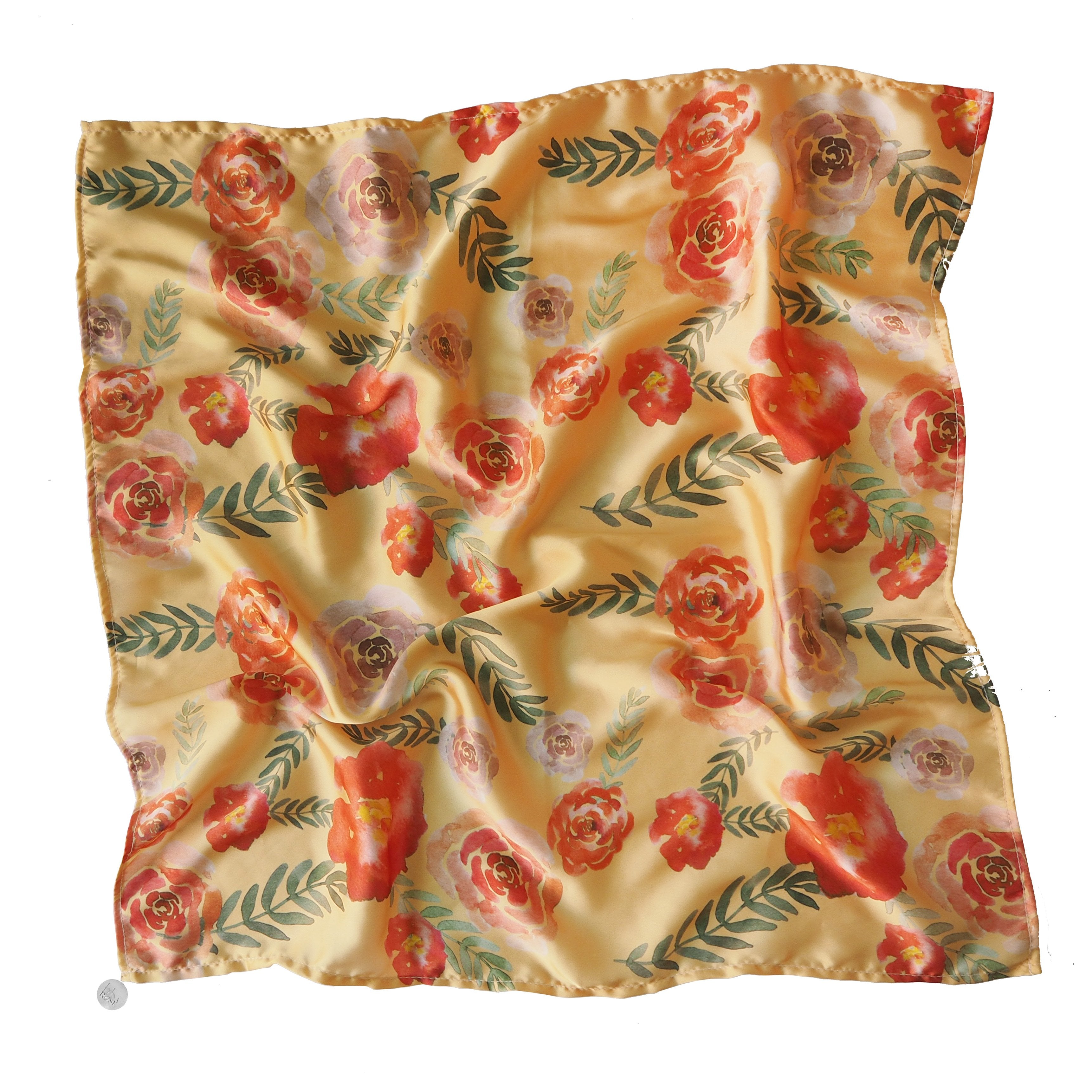 Luna & Rose FLORES NECK SCARF - SAND