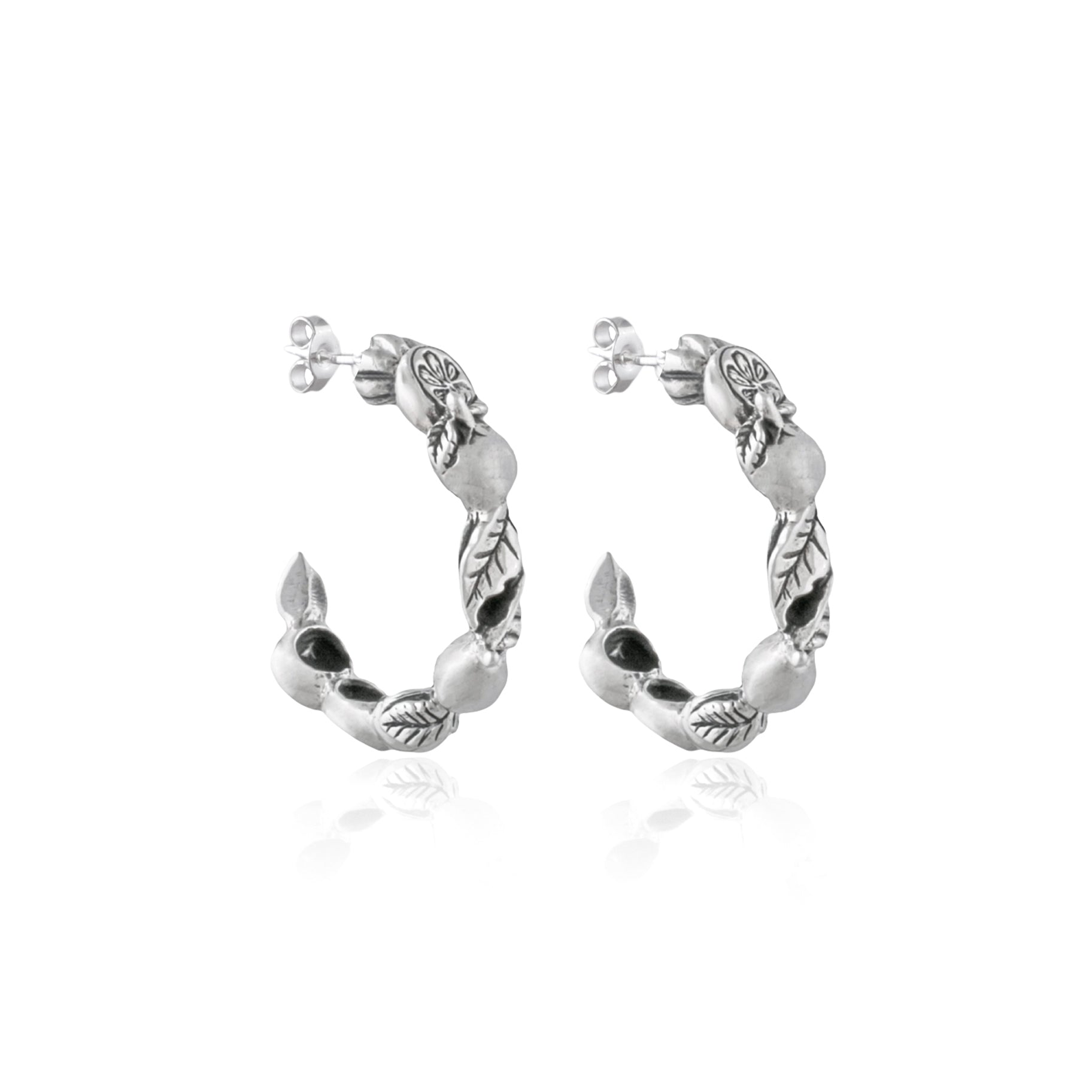 Luna and Rose Jewellery FRUTAS LOOPS - SILVER